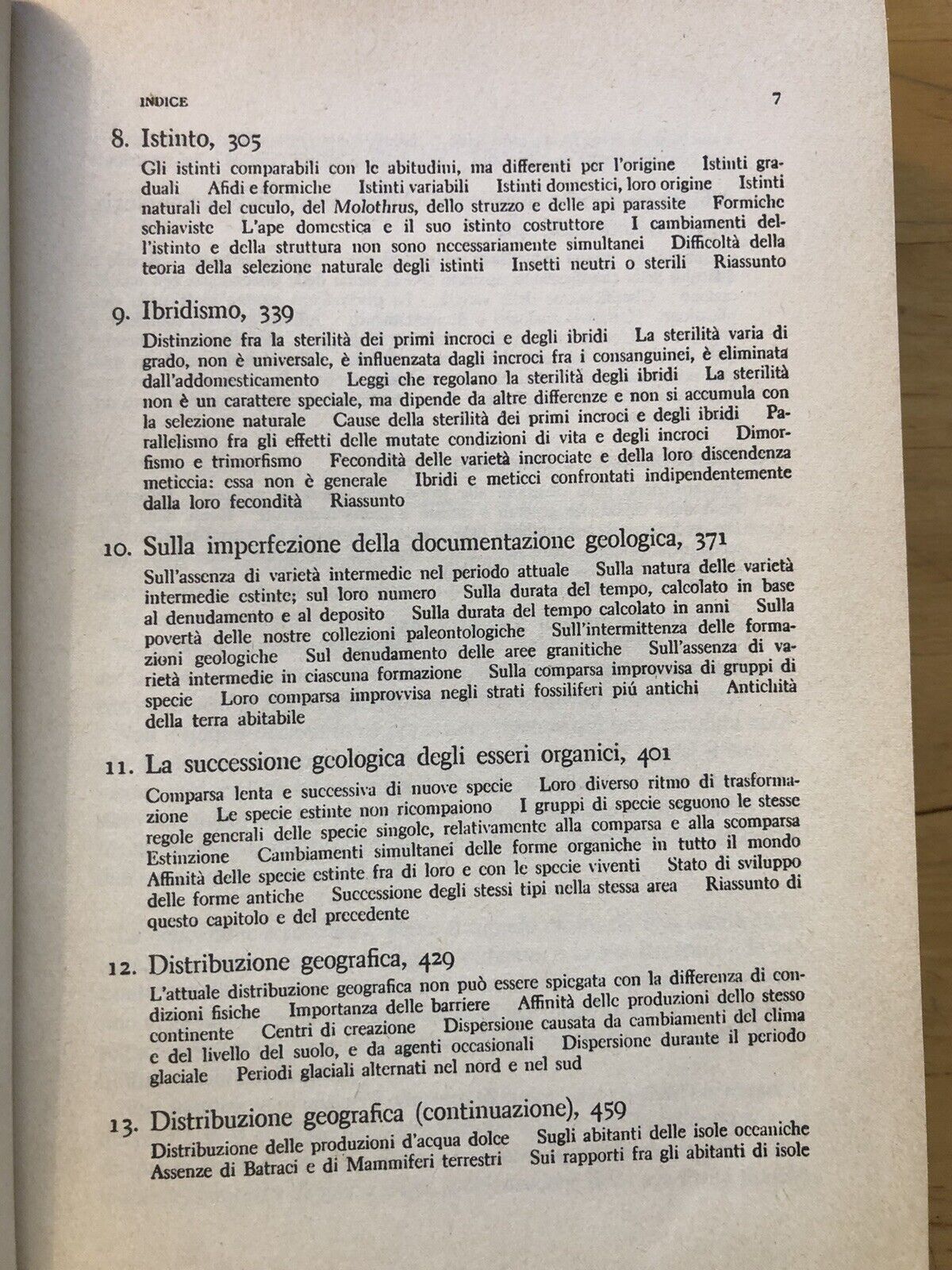 L'origine delle specie - Charles Darwin, CDE 1984