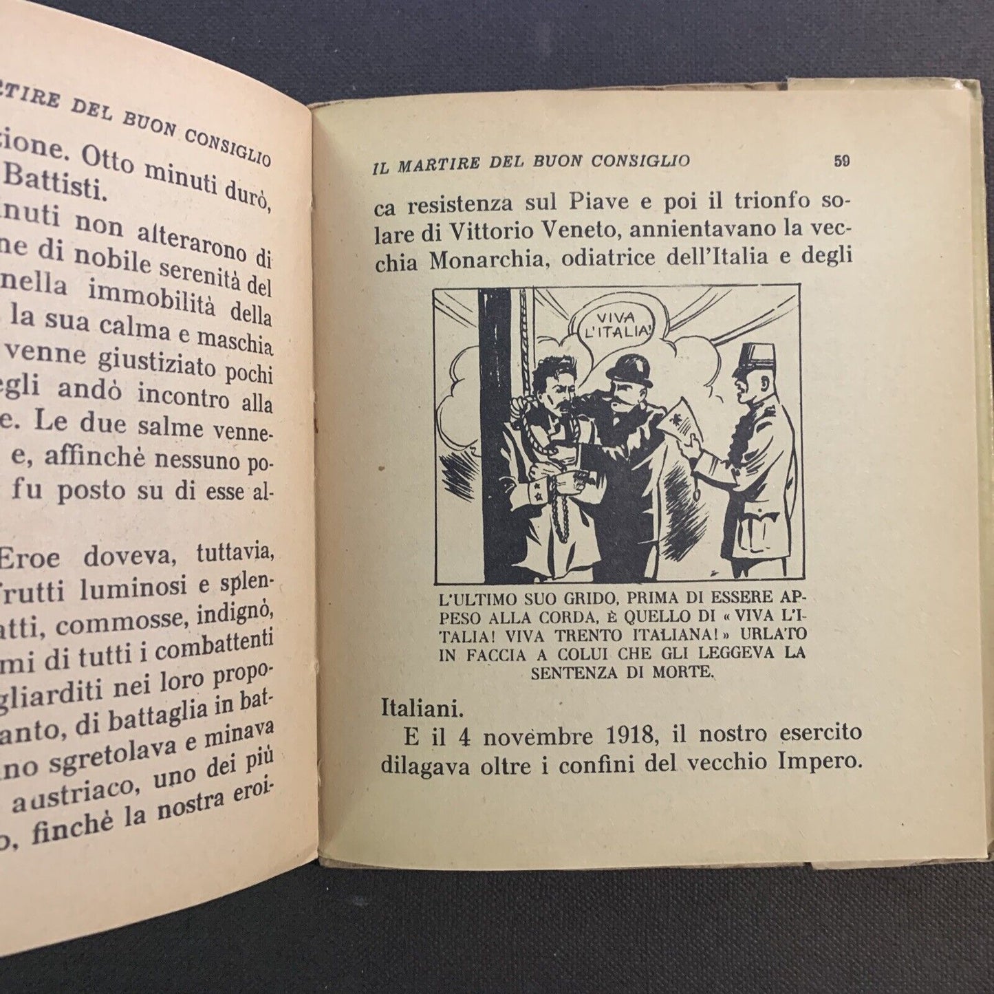 IL MARTIRE DEL BUON CONSIGLIO - P. G. JANSEN. CESARE BATTISTI. Carroccio 1937 #