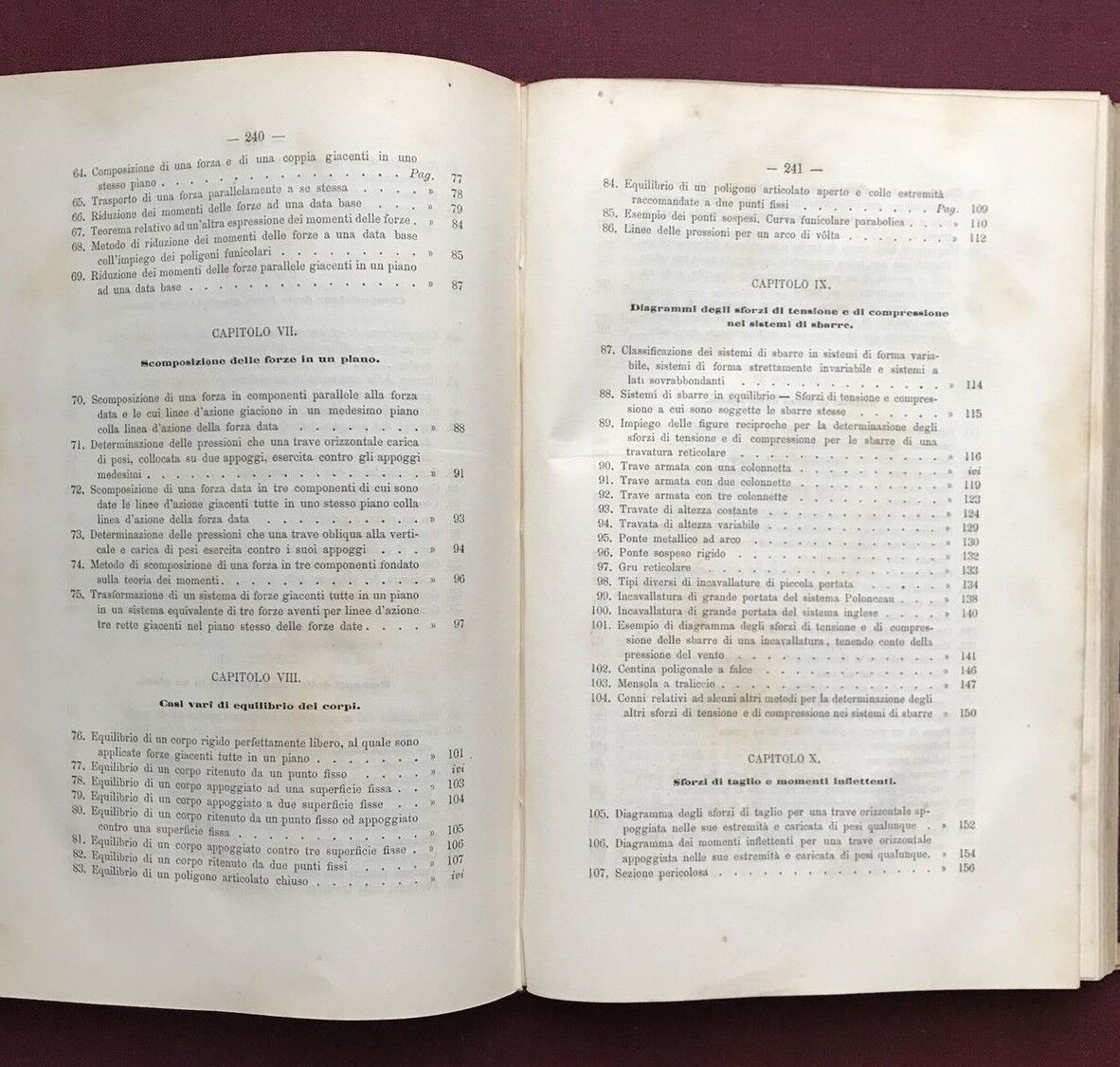 STATICA GRAFICA teoria ed applicazioni, Ferdinando Zucchetti, Negro editore 1878