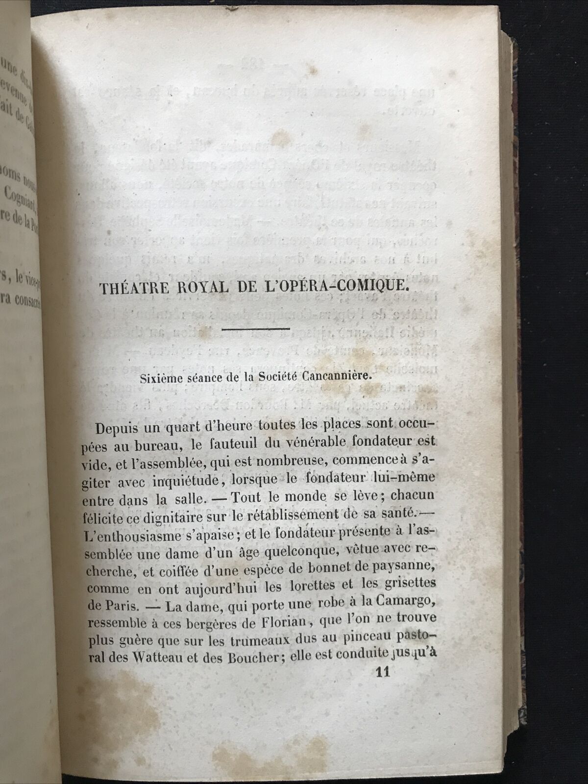 LES MYSTÈRES DES THÉATRES DE PARIS - Chez Marchant Éditeur 1844, Observations!