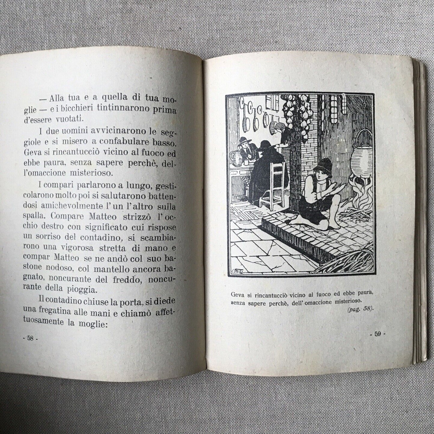 Geva e Nerolino - Romanzo per fanciulli. Egle Grimozzi, editoriale Biagini 1923