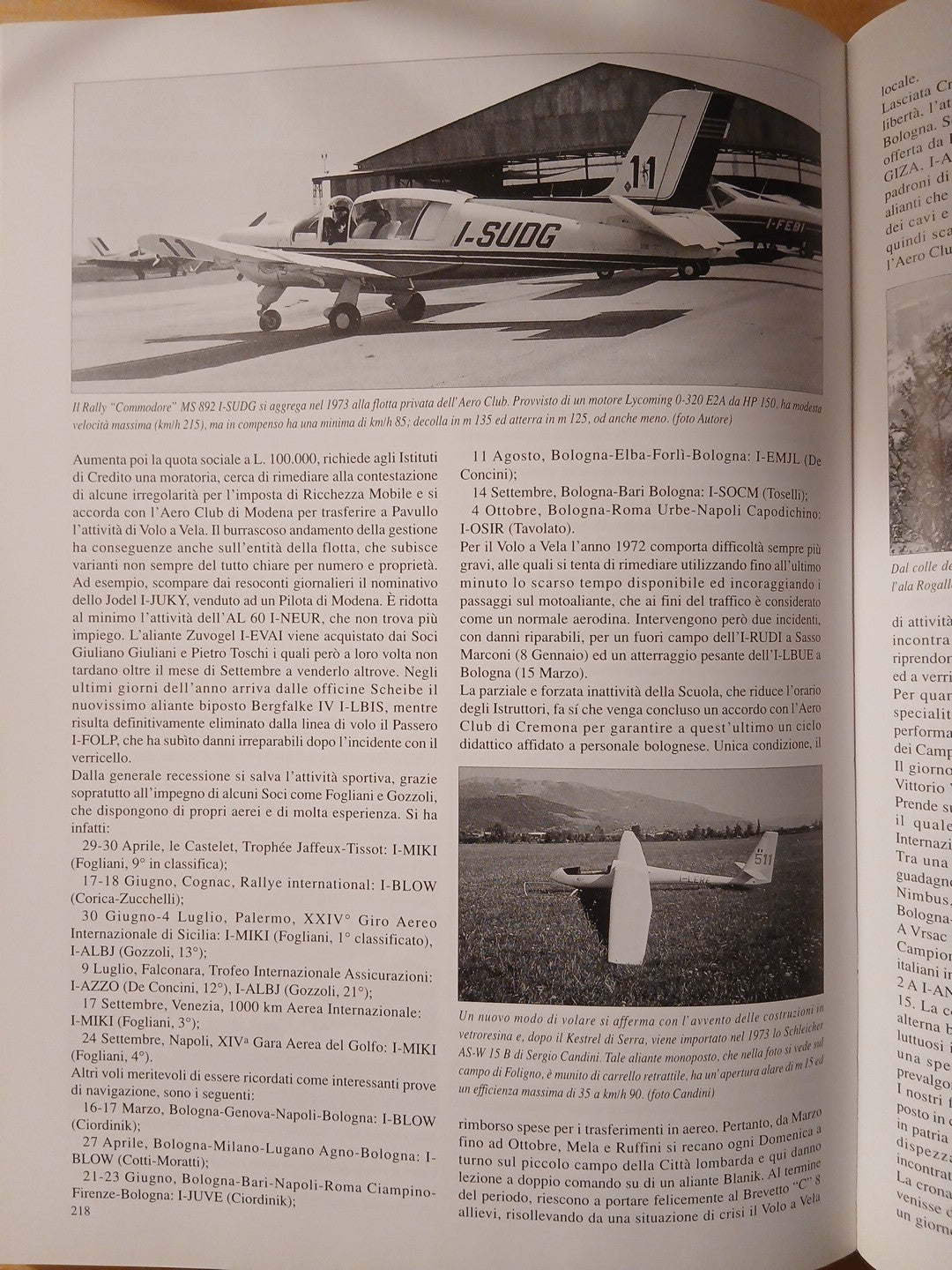 Felsina Aviatrice Enrico Ruffini, Sport Aereo Bolognese Aeroclub Bortolotti 1998