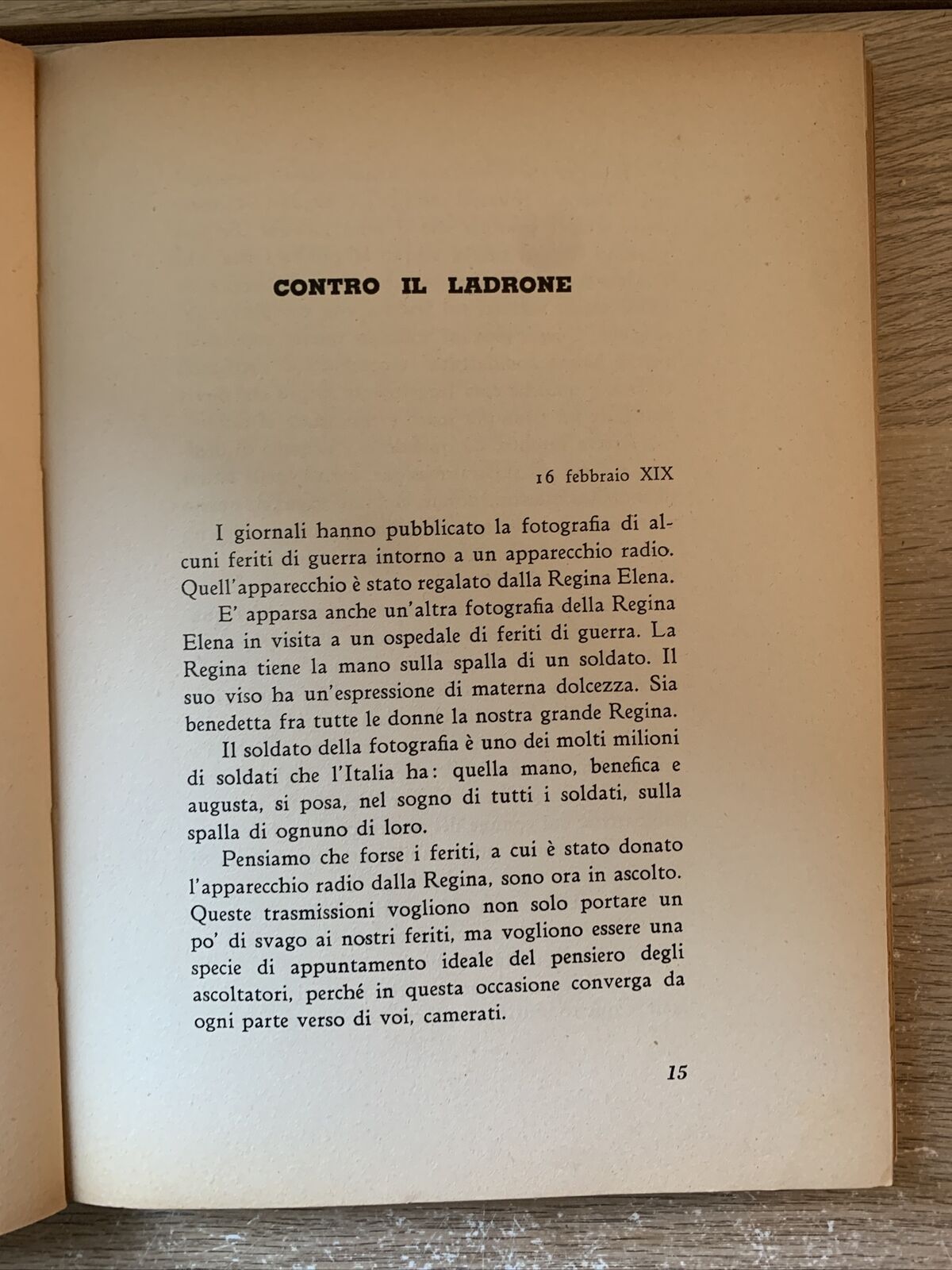 SUL CAMMINO DELLA VITTORIA, FULVIO PALMIERI colloqui con i feriti di guerra 1942
