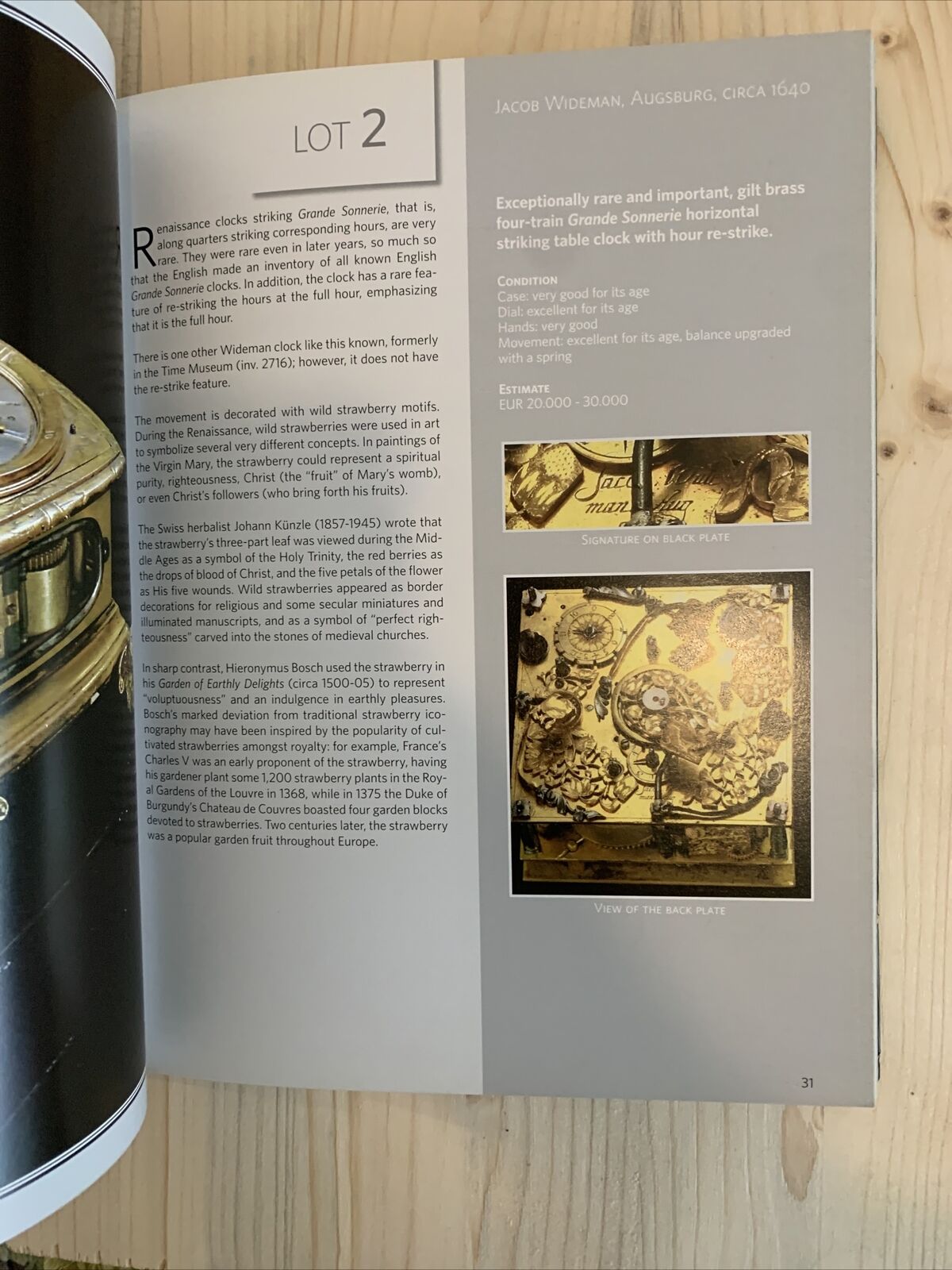 Pre - Pendulum European Renaissance clocks - Patrizzi & co 2009 #