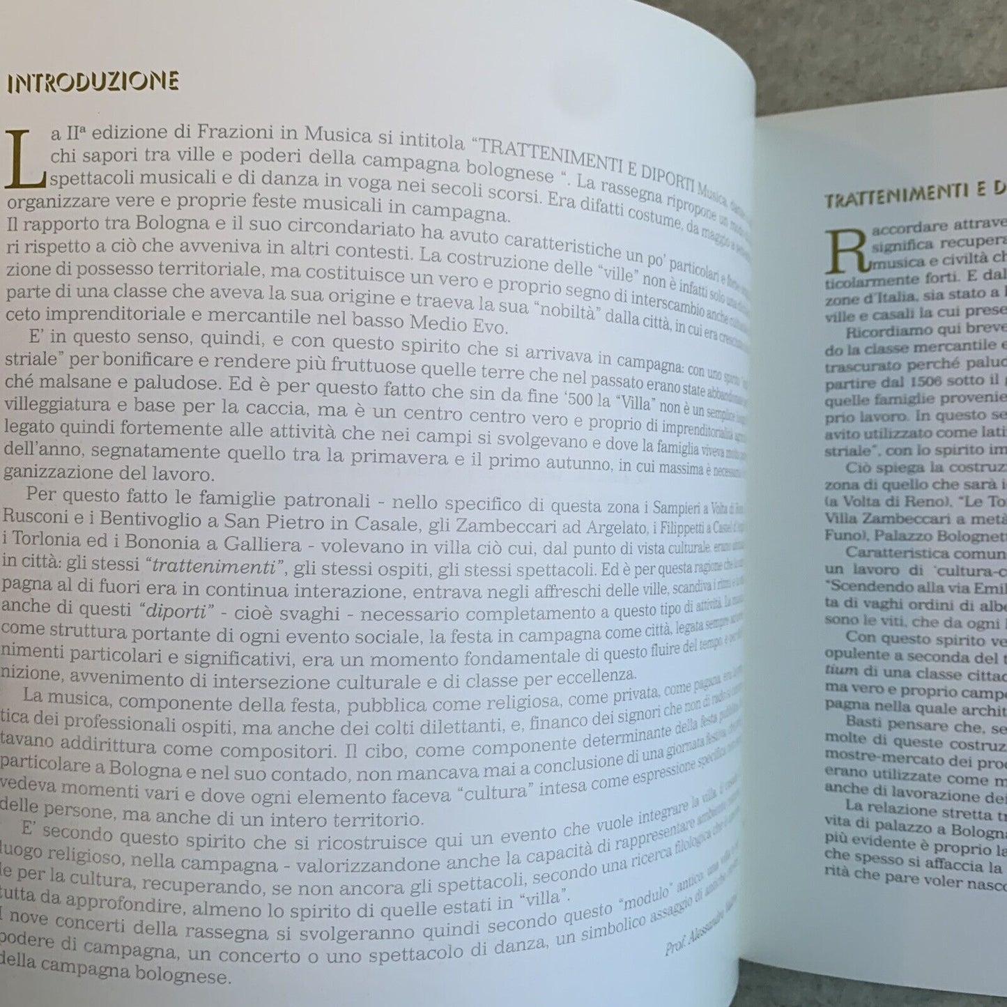 FRAZIONI IN MUSICA -musica danze antichi sapori tra ville poderi Bolognese #