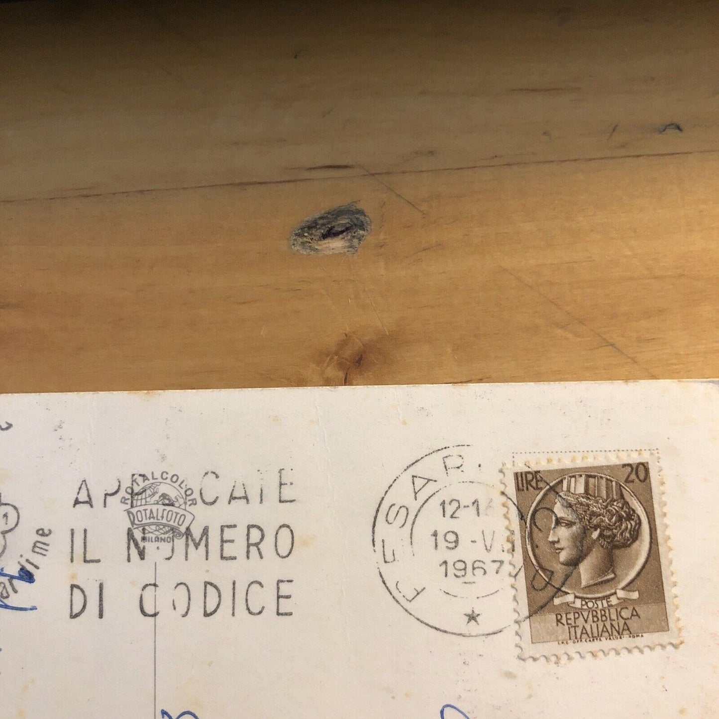 Cartolina PESARO, GIARDINI DI MOLO 1967