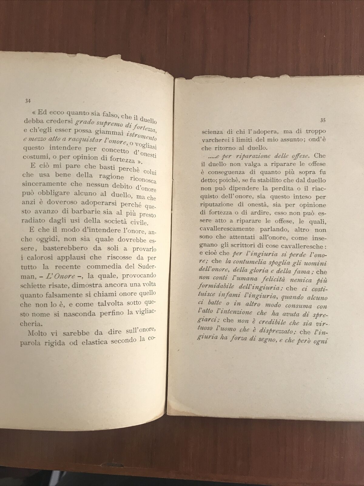 IL DUELLO Filippo Abignente tipografia editrice 1898 Paulo Fambri Perrone San Ma