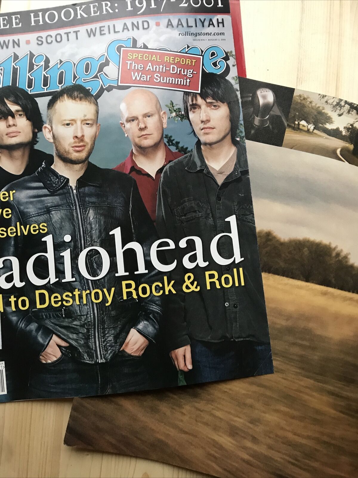 ROLLING Stone Magazine Issue-RADIOHEAD # 874, agosto 2, 2001 n'sync #