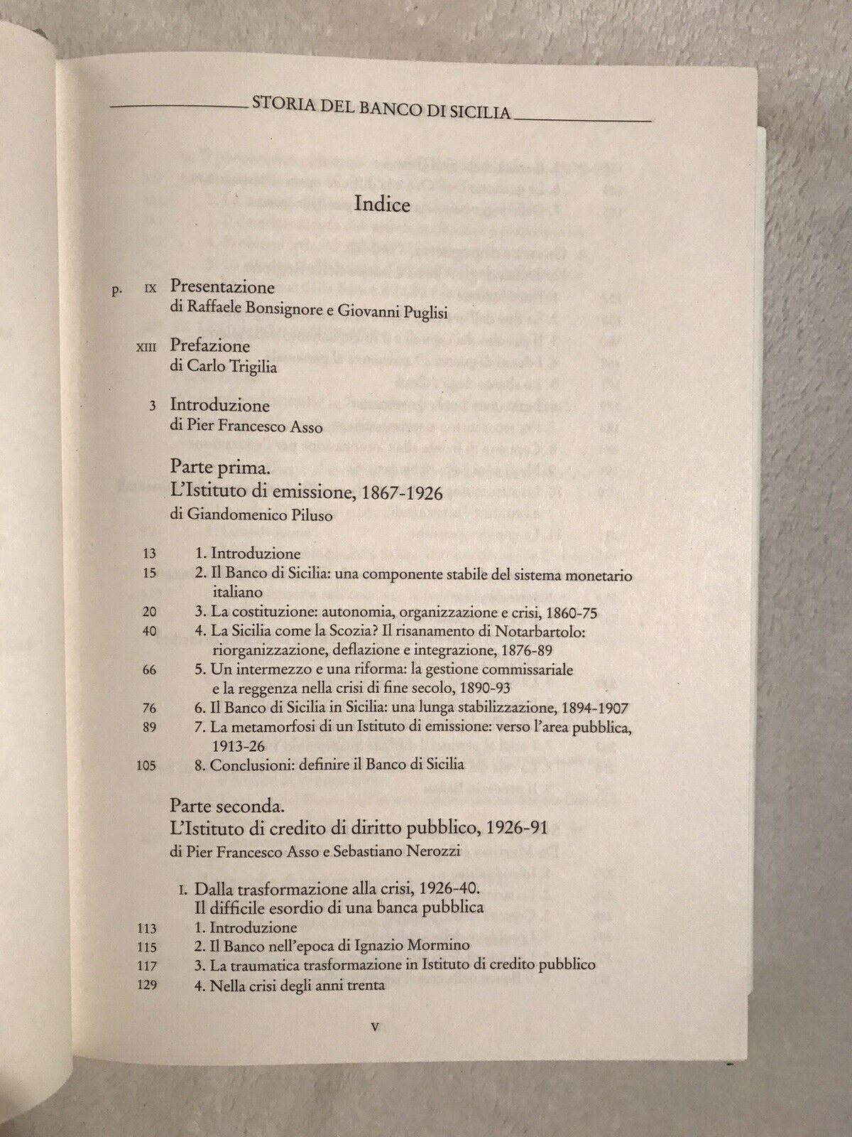STORIA DEL BANCO DI SICILIA, fondazione Res, Pier Francesco Asso. Donzelli ed.