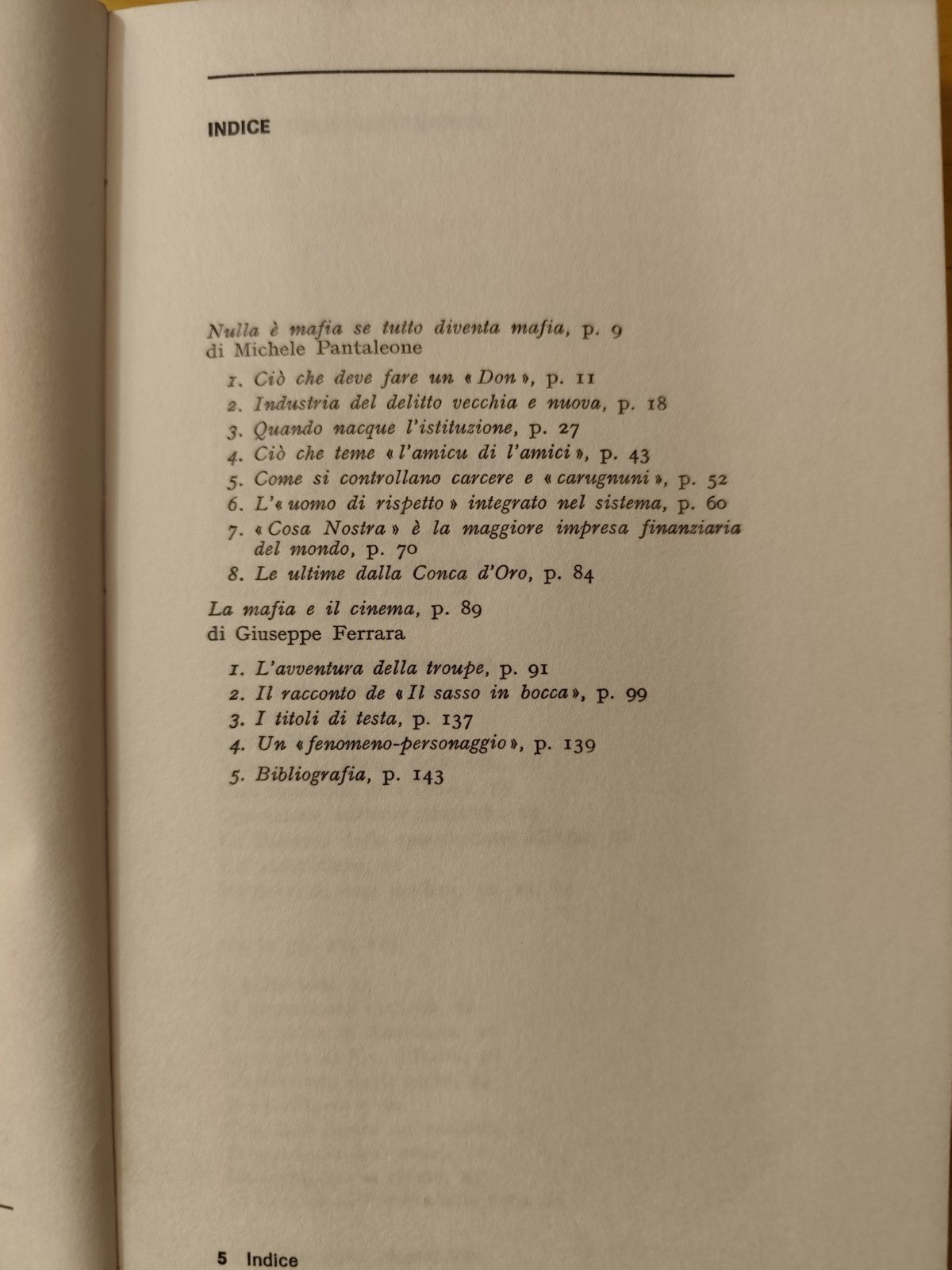 Pantaleone Michele, Mafia e droga - Mafia e Cosa Nostra. Einaudi, Cappelli