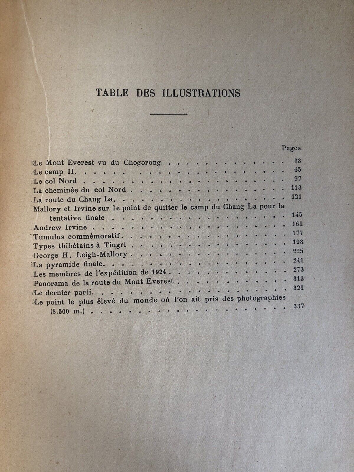 La dernière expédition au Mont Everest, E. F. Norton, Payot 1927