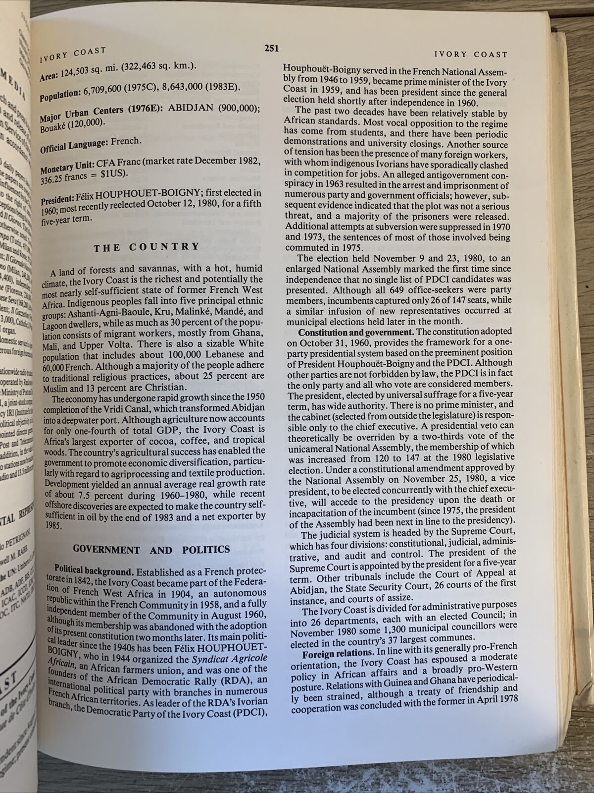 Political Handbook of the World, 1982-1983: Governments and Intergovernmental