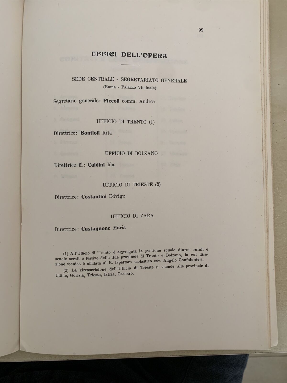OPERA NAZIONALE DI ASSISTENZA ALL'ITALIA REDENTA - Relazione e rendiconto 1929 #