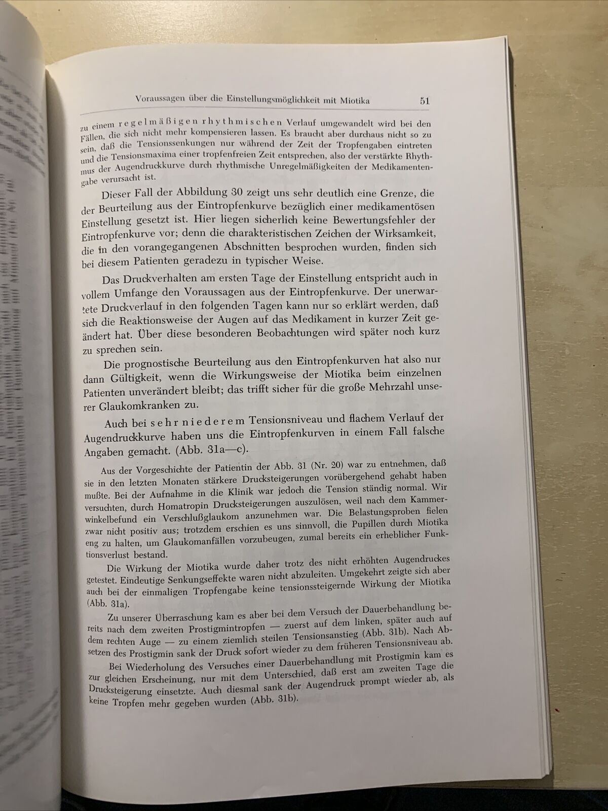 Die Behandlung des Glaukoms mit Miotika - Doz Dr. Hugo Hager 1958 #