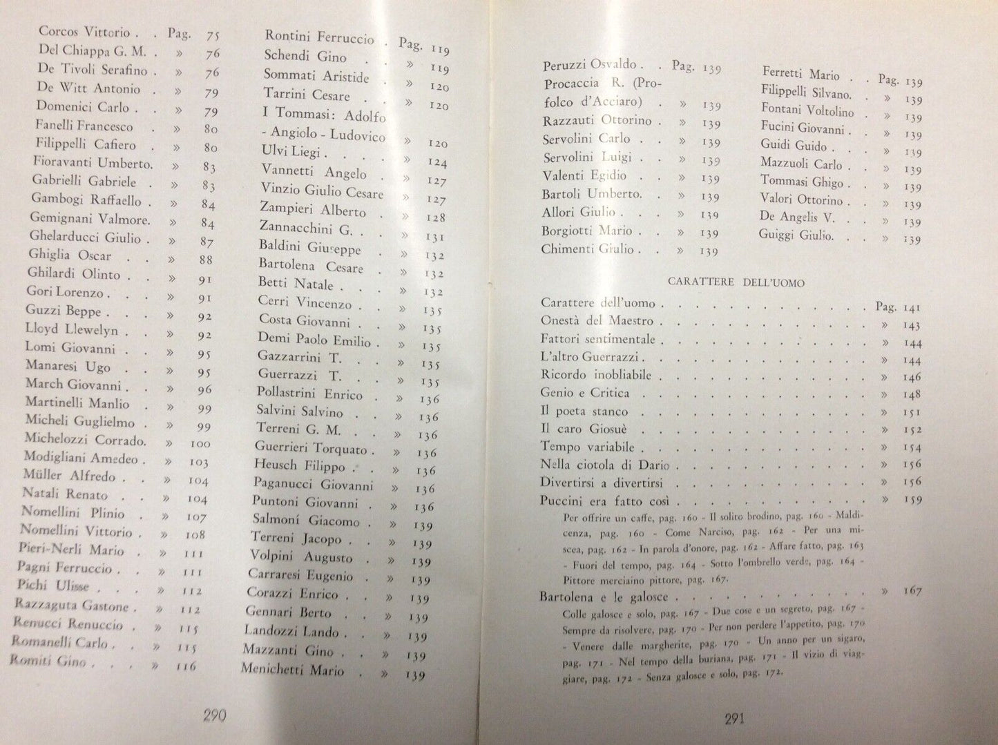 VIRTÙ DEGLI ARTISTI LABRONICI GASTONE RAZZAGUTA LIVORNO 1943