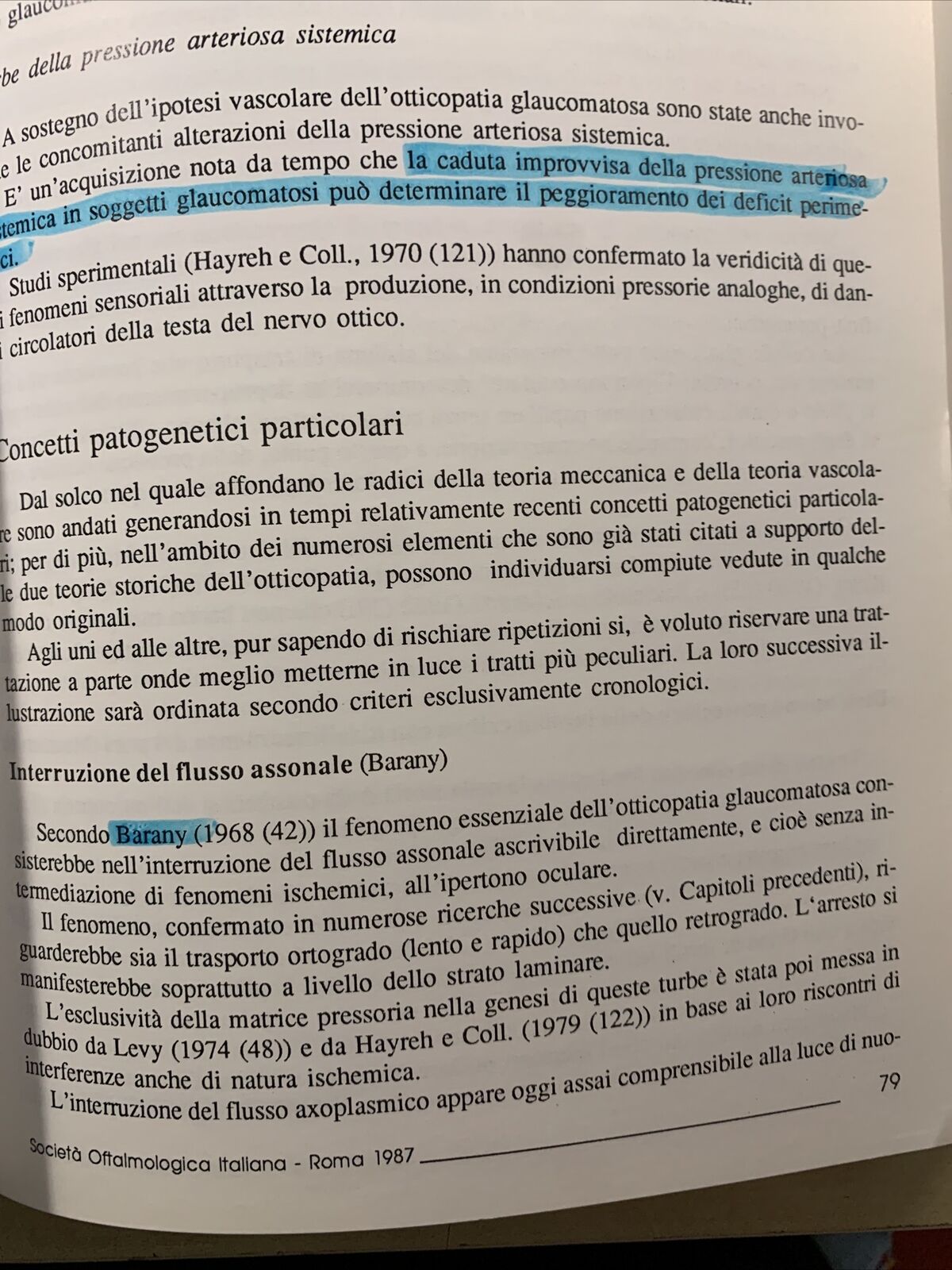LA NEUROTTICOPATIA GLAUCOMATOSA - MARIO MIGLIOR. GHEDINI EDITORE 1987 #