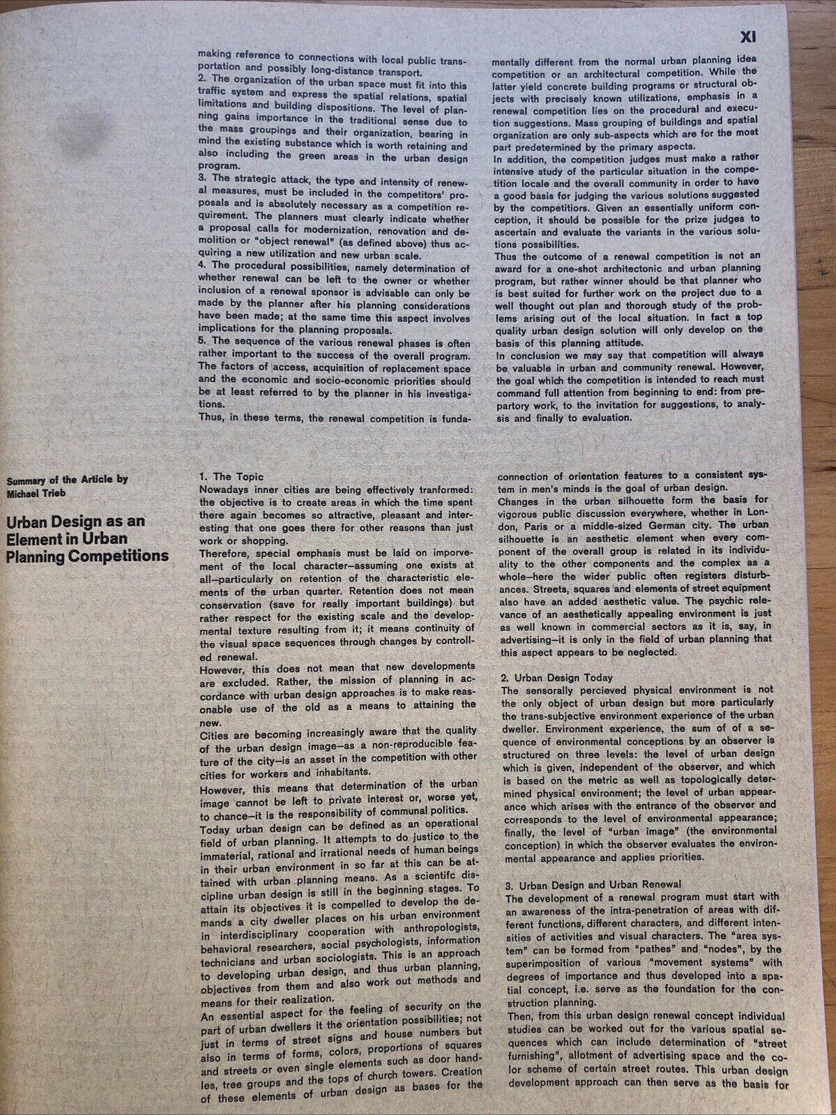 ARCHITEKTUR WETTBEWERBE 71 architettura. New Centers in Old cities Urban Renewal