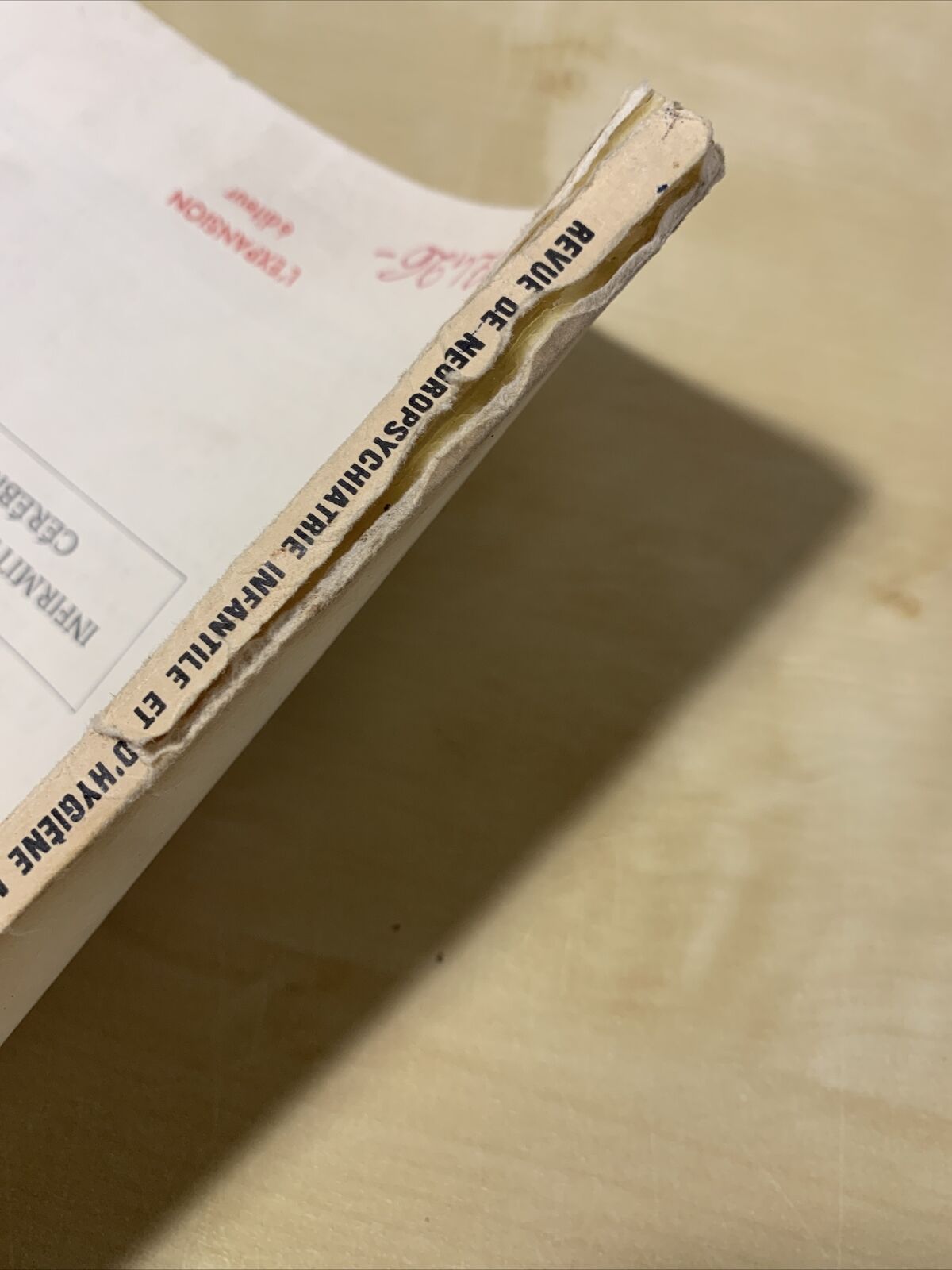 Revue neuropsychiatrie infantile d'hygiène mentale de l'enfance N 1 - 2. 16 anne