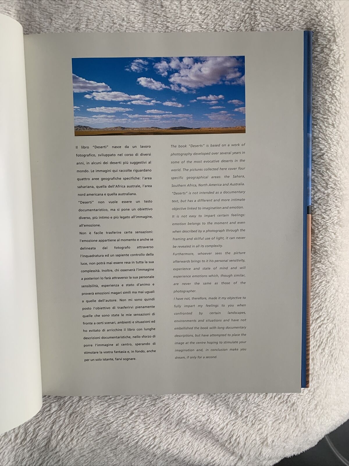 DESERTI - DESERTS, Stefano Regazzoni, Ferrari Editrice 2002 #