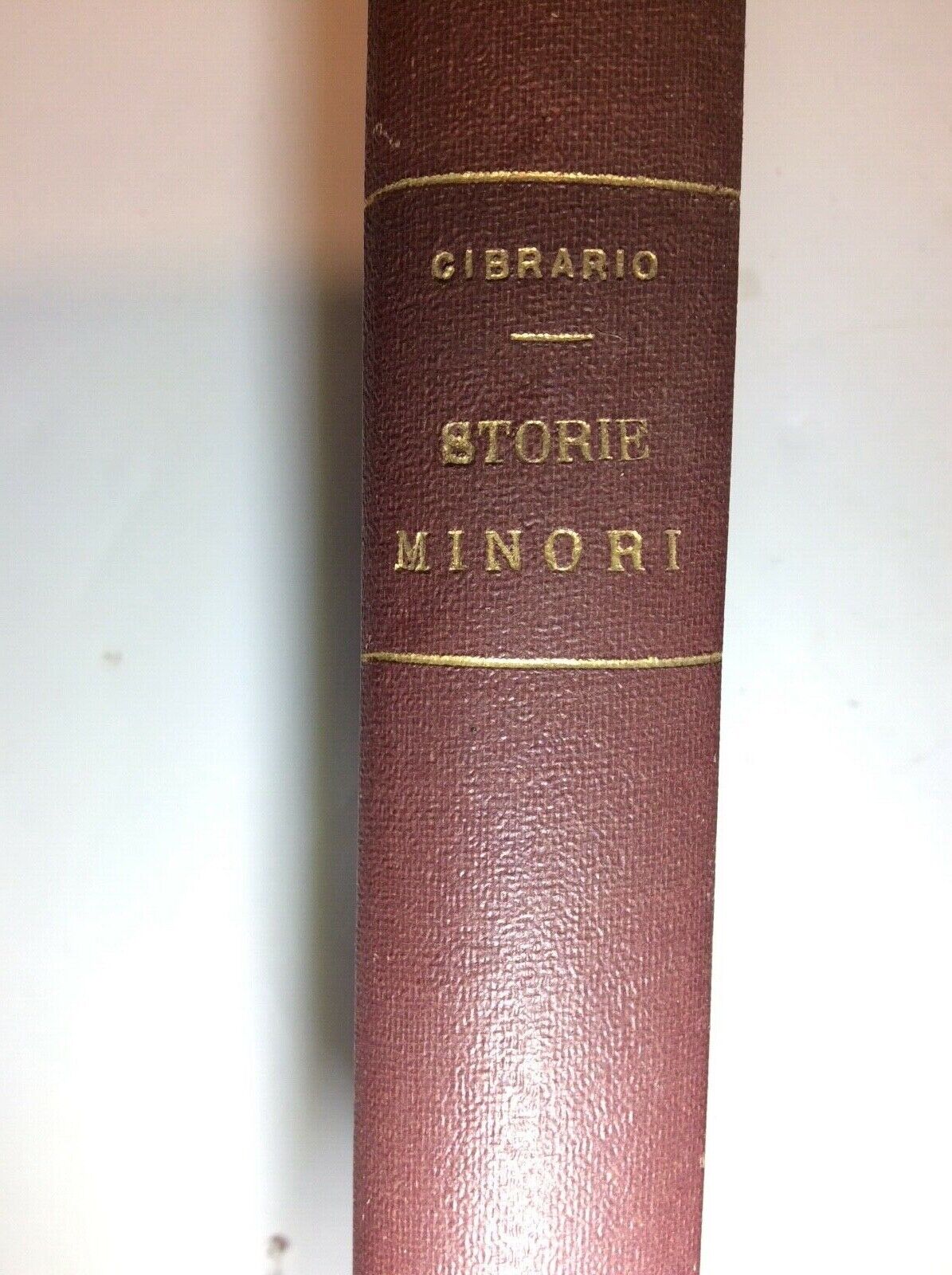 STORIE MINORI DI LUIGI CIBRARIO  CHIERI REAL BADIA D'ALTACOMBA 1855 