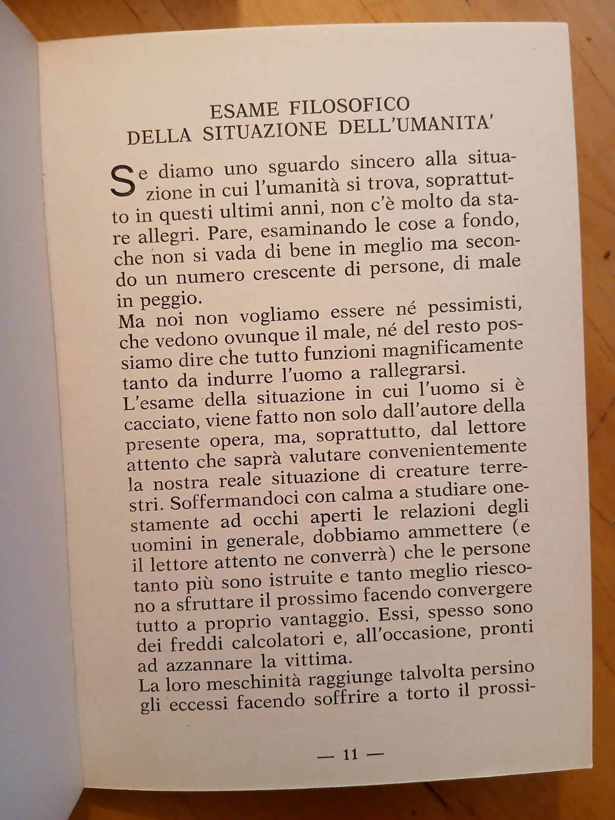 Il trionfo del bene sul male. Renato Bassetti - associazione filantropica della