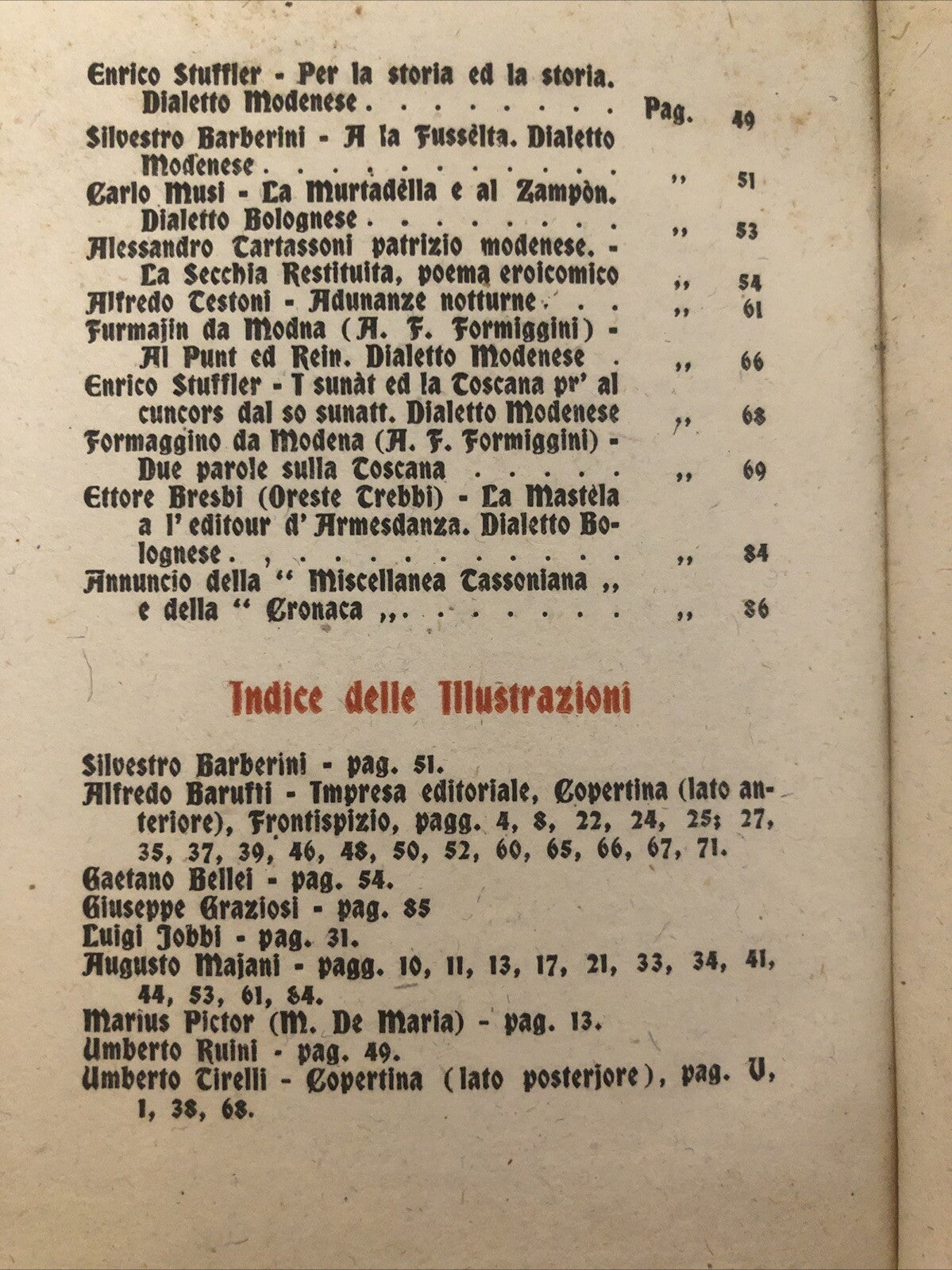 La Secchia, Olindo Guerrini, A. F. Formiggini editore. Garagnani 1908 - Tassone
