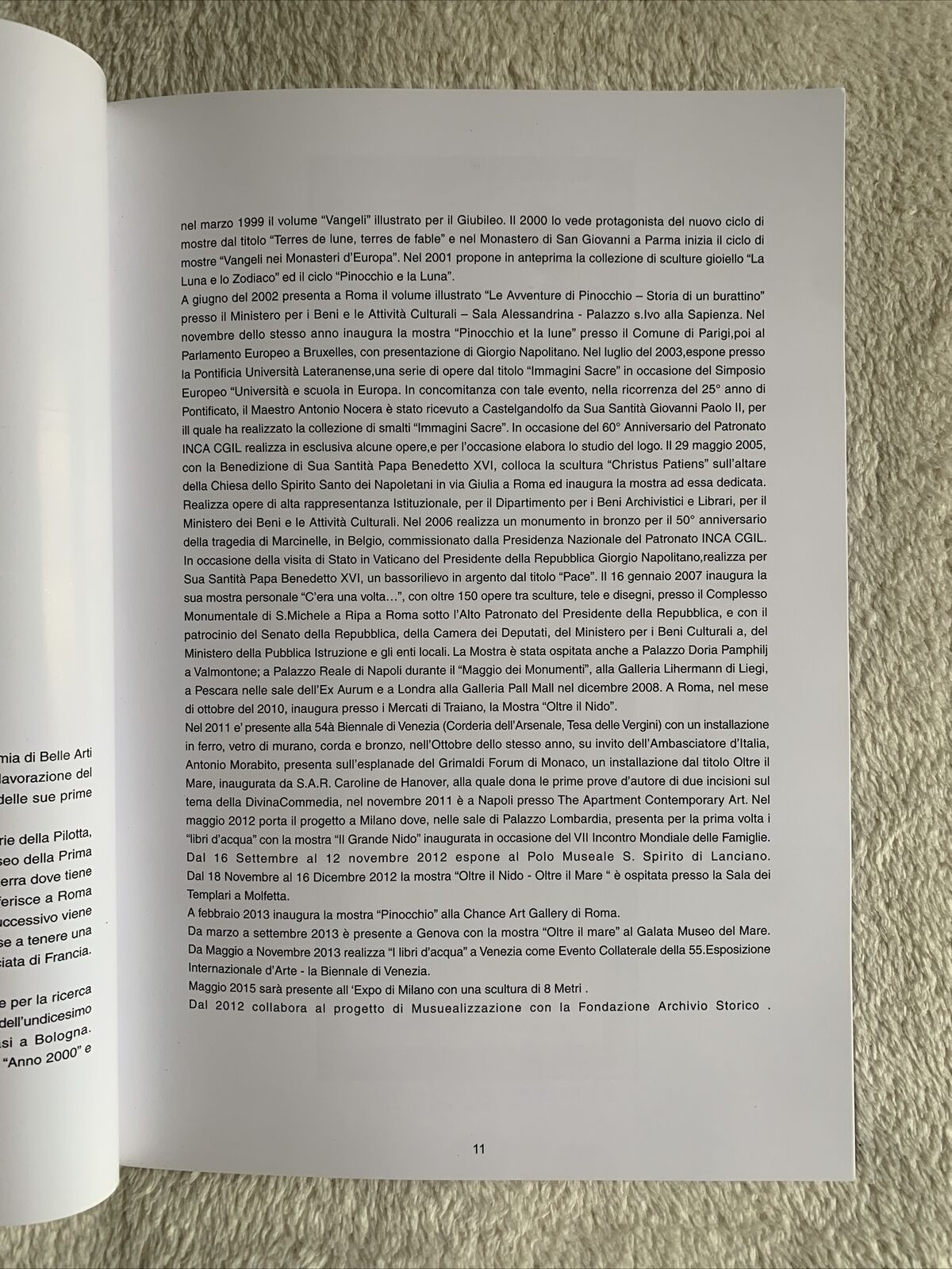 Capolavori artistici e museali di Antonio Nocera. Fondazione archivio storico