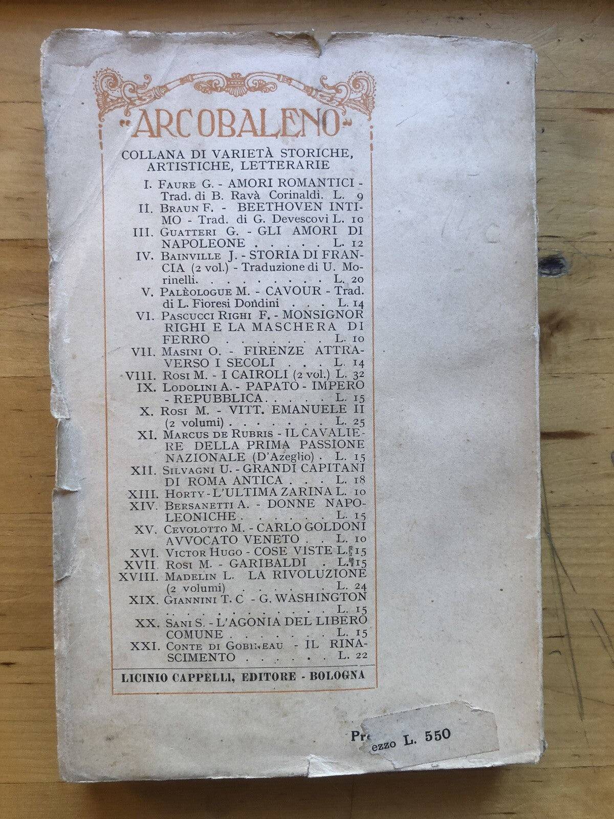 L'agonia del libero comune, Sebastiano Sani - quattrocento bolognese Cappelli ed