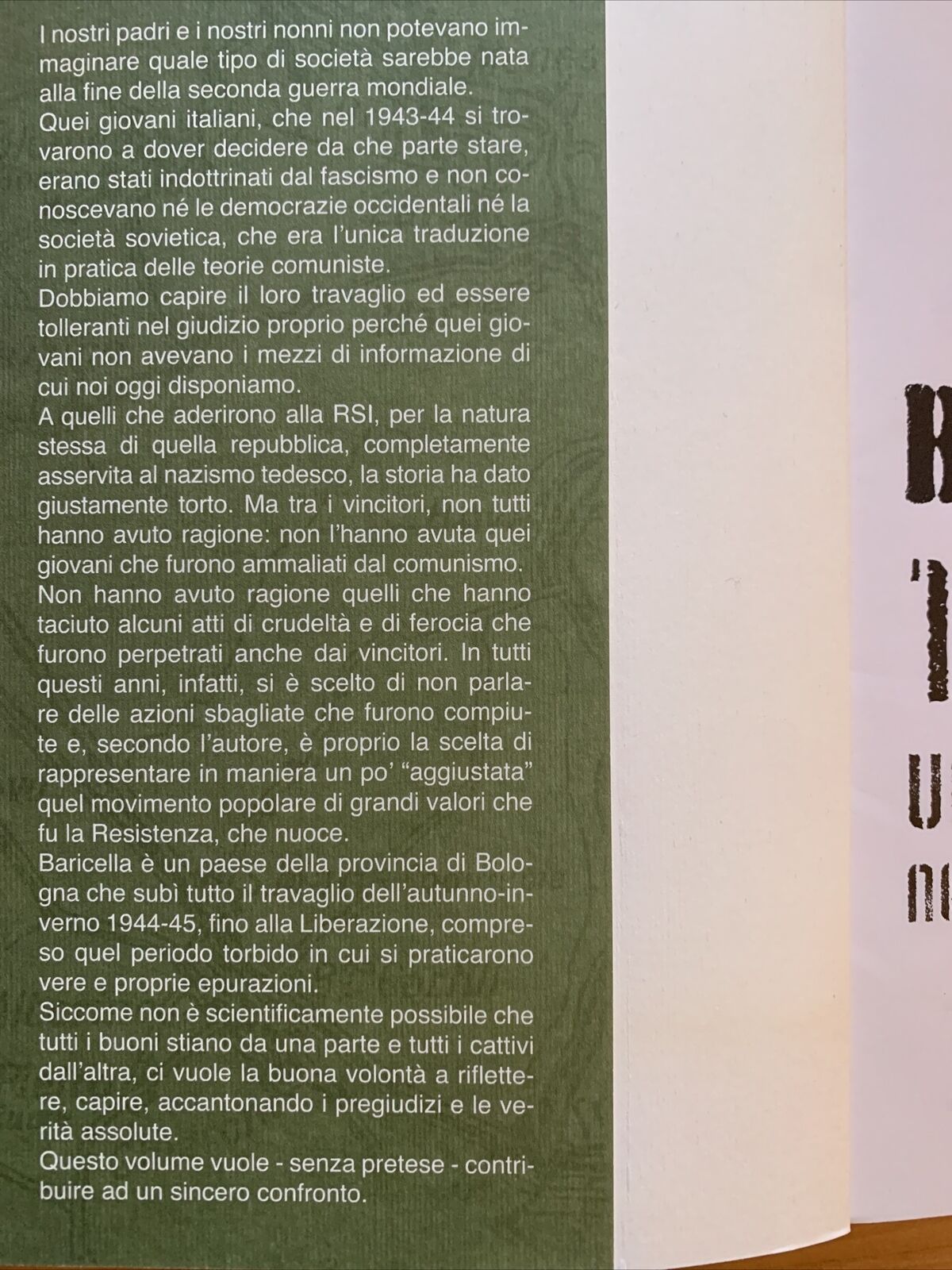 Baricella 1943-1945. Un piccolo paese nella grande tragedia. Minerva edizioni