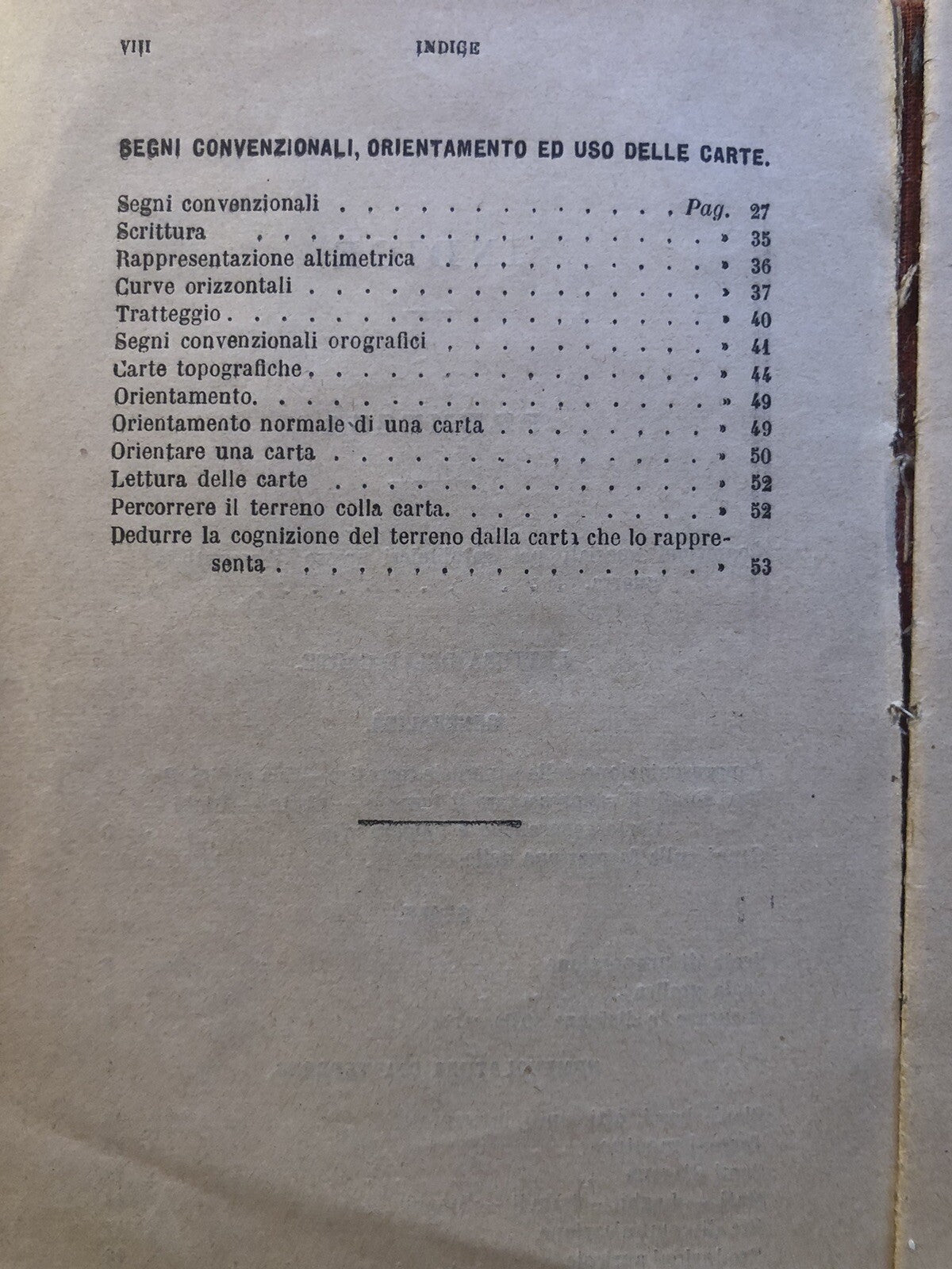 Nozioni di Topografia per i Carabinieri Reali, Ministero della guerra. 1901