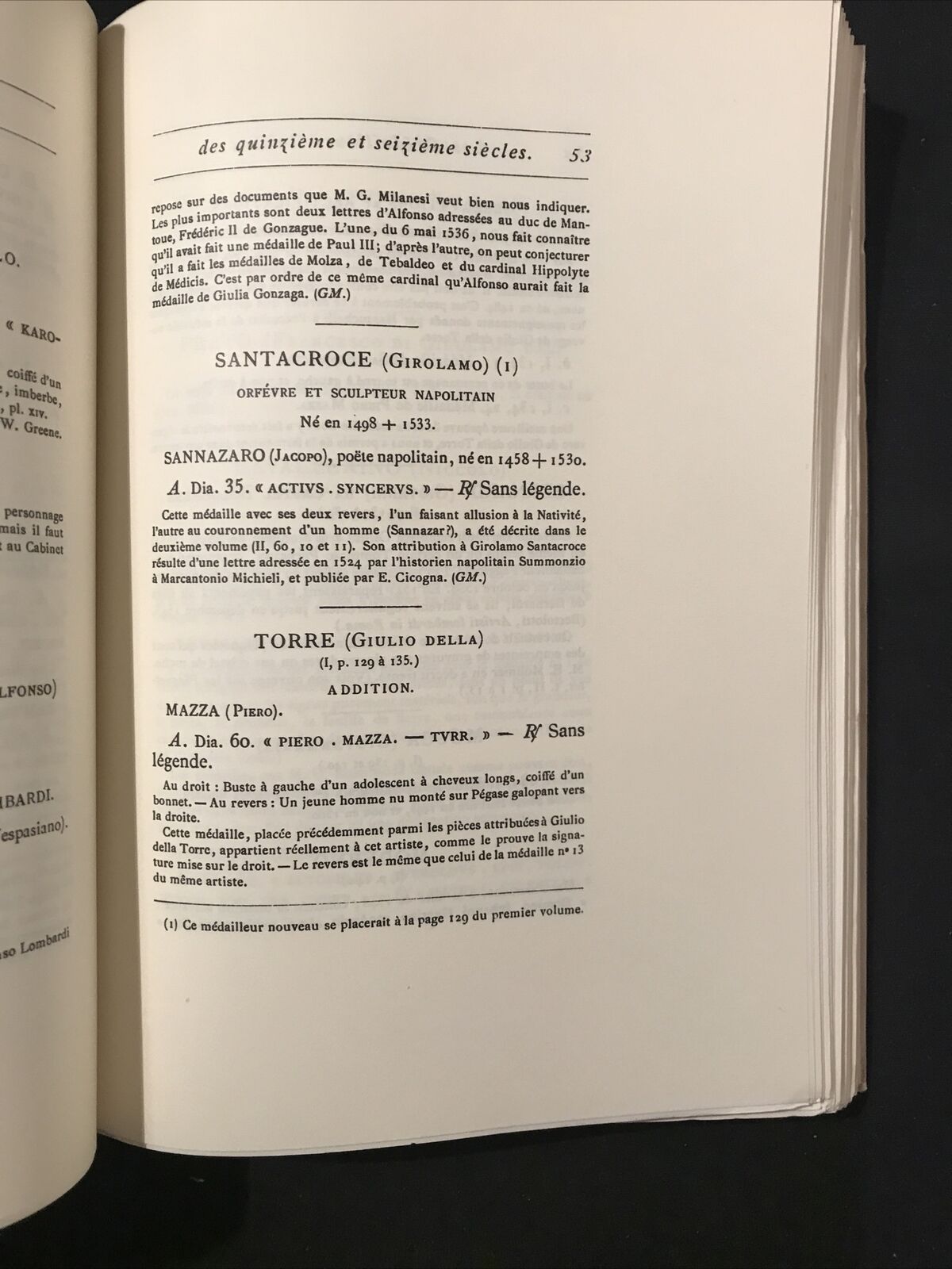 Les médailleurs italiens des XV et XVI siècles, FORNI RIST.ANASTATICA,TOME 3 #