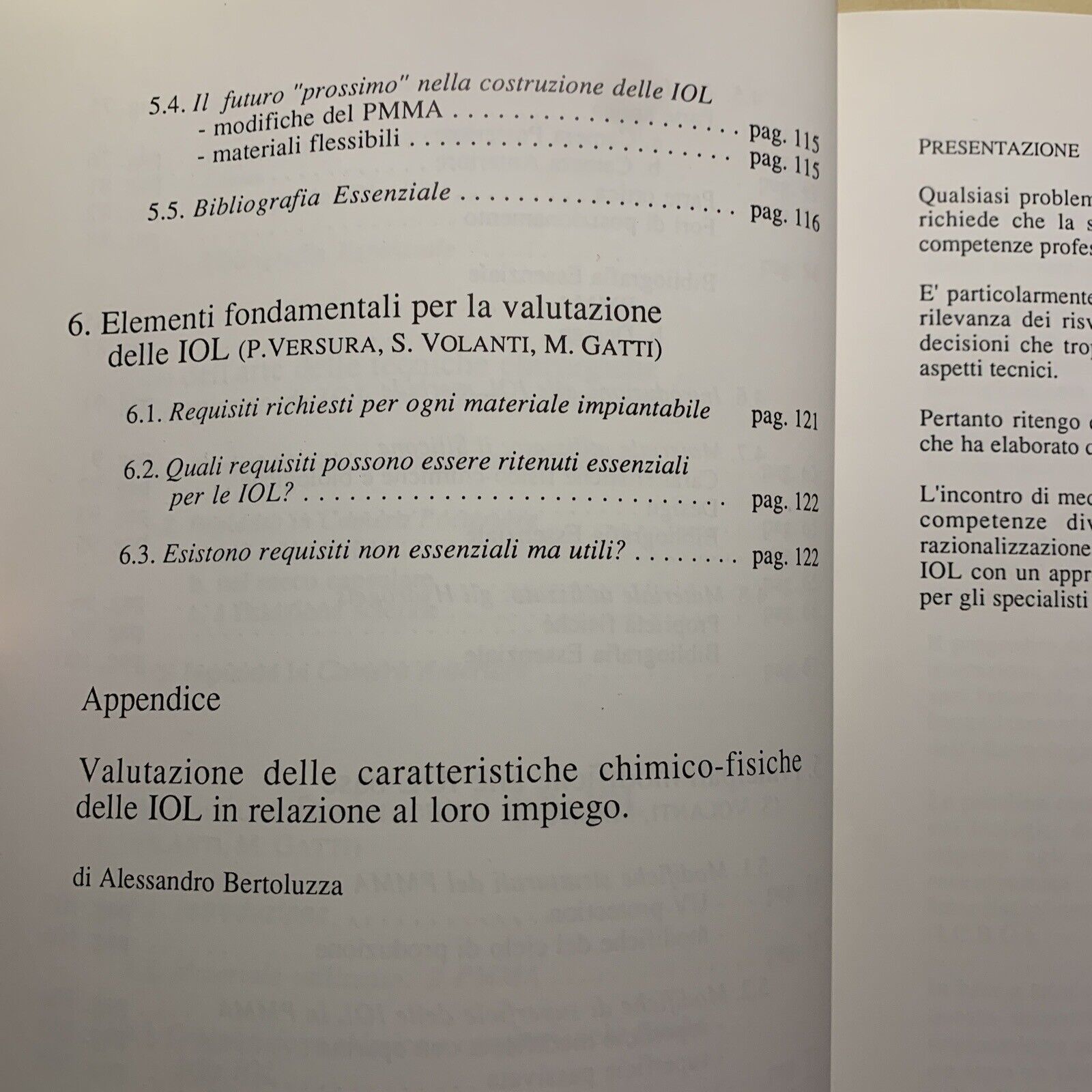 COME APRIRE GLI OCCHI SULLE IOL - CAVINA, M. GATTI, P. VERSURA, S. VOLANTI #