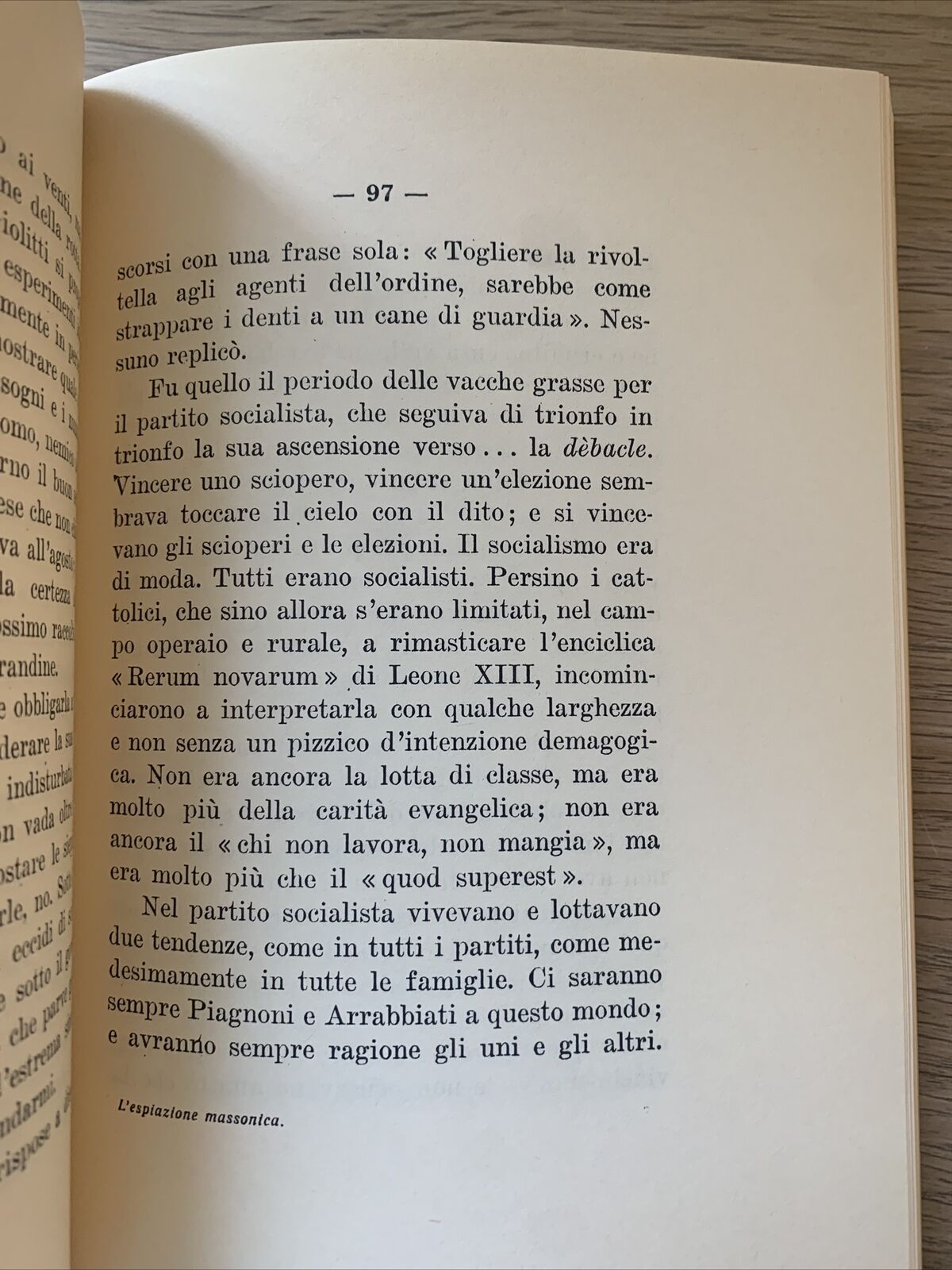 L'ESPIAZIONE MASSONICA, Braccialarghe - A. Mola - Arnaldo Forni 1989 #