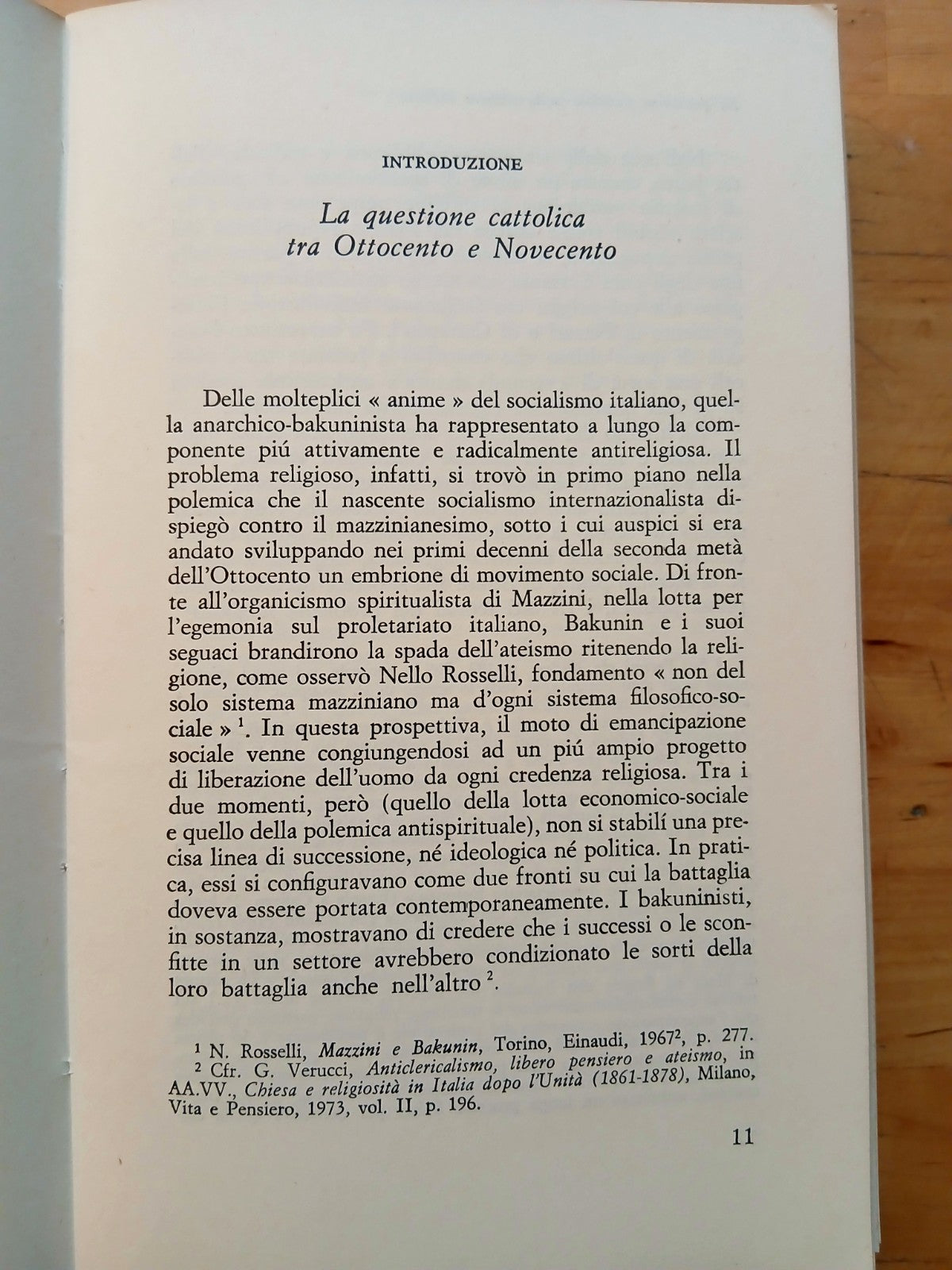 La questione cattolica nella sinistra Italiana 1919-1939, P. Giorgio Zunino 1977