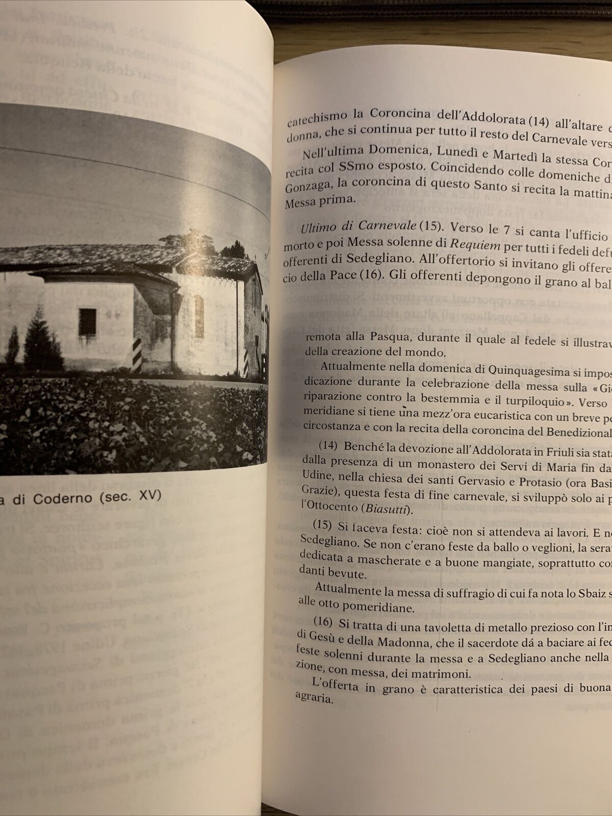 SEDEGLIANO consuetudini e norme della parrocchia di. Sbaiz, C. Rinaldi. Il Ponte
