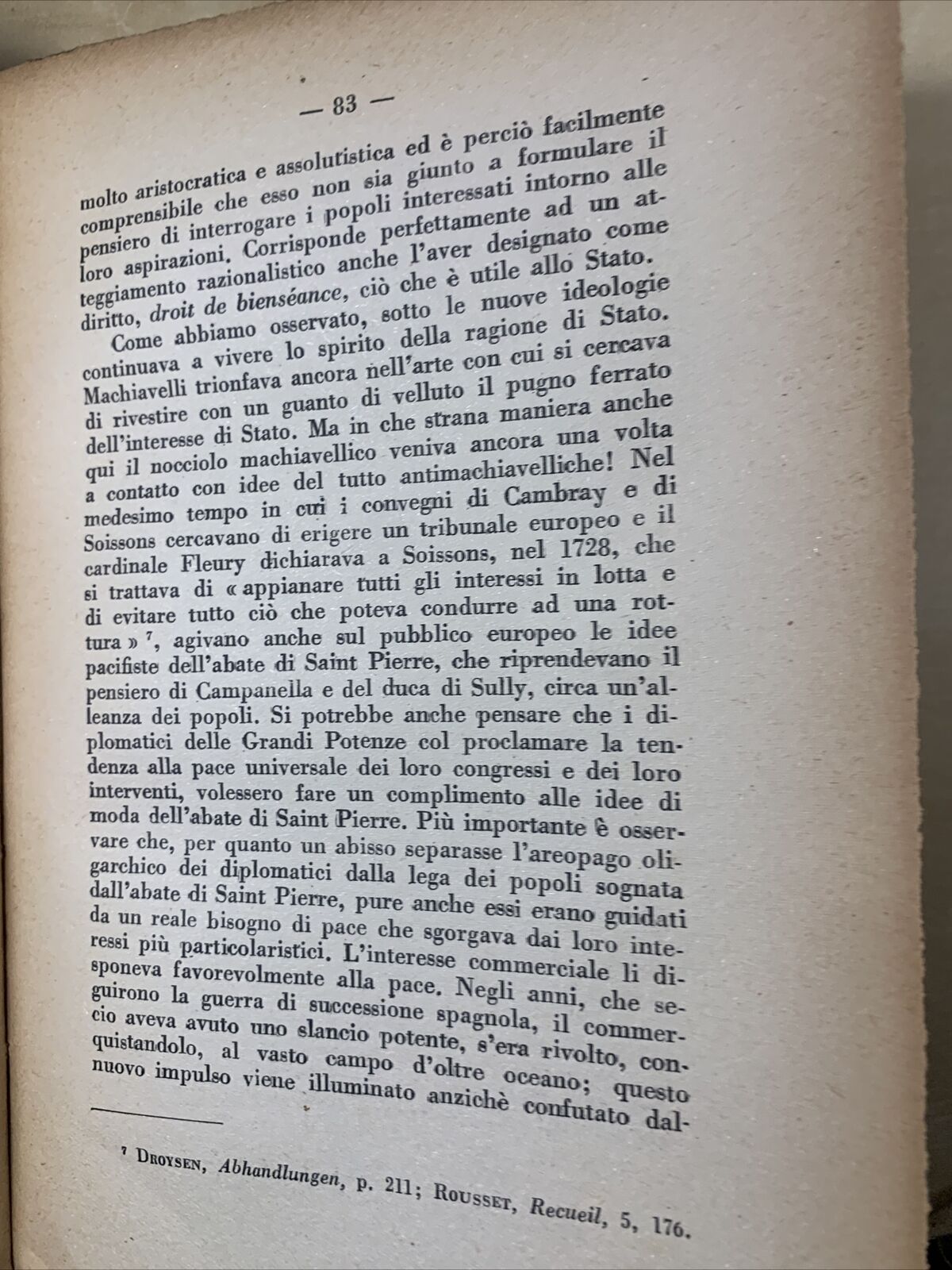L'IDEA DELLA RAGION DI STATO - FEDERICO MEINECKE. Vallecchi 1944, 2 volumi #