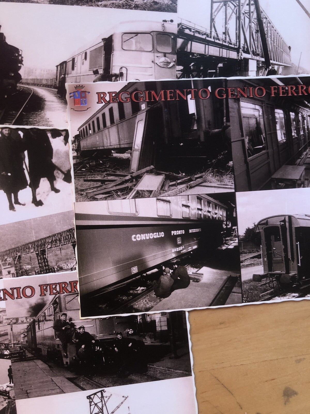 Reggimento genio Ferrovieri - 10 Cartoline stampate nel 2011