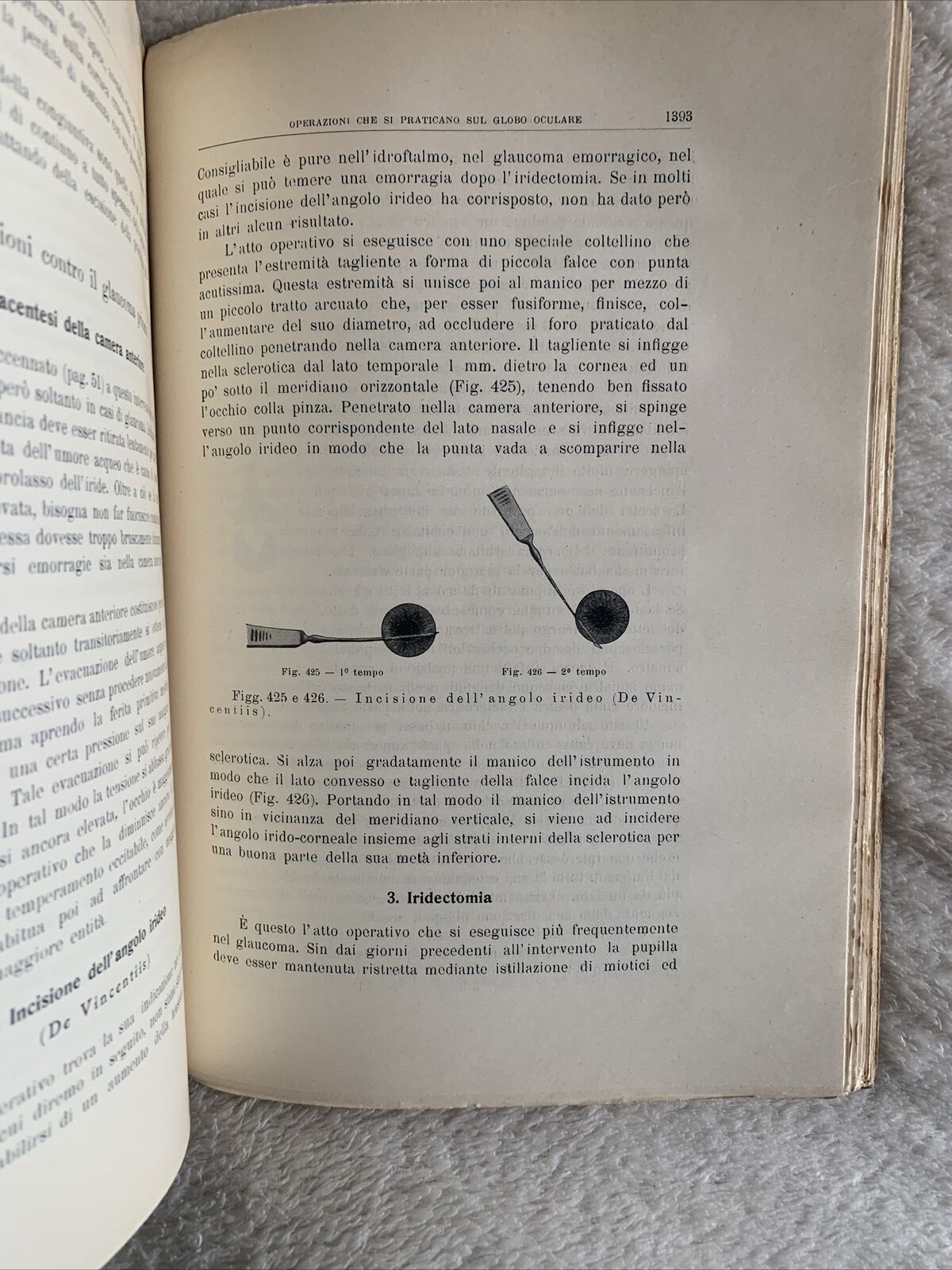 TRATTATO DI OFTALMOJATRIA. Amilcare Bietti, Vol. secondo puntata prima-seconda.