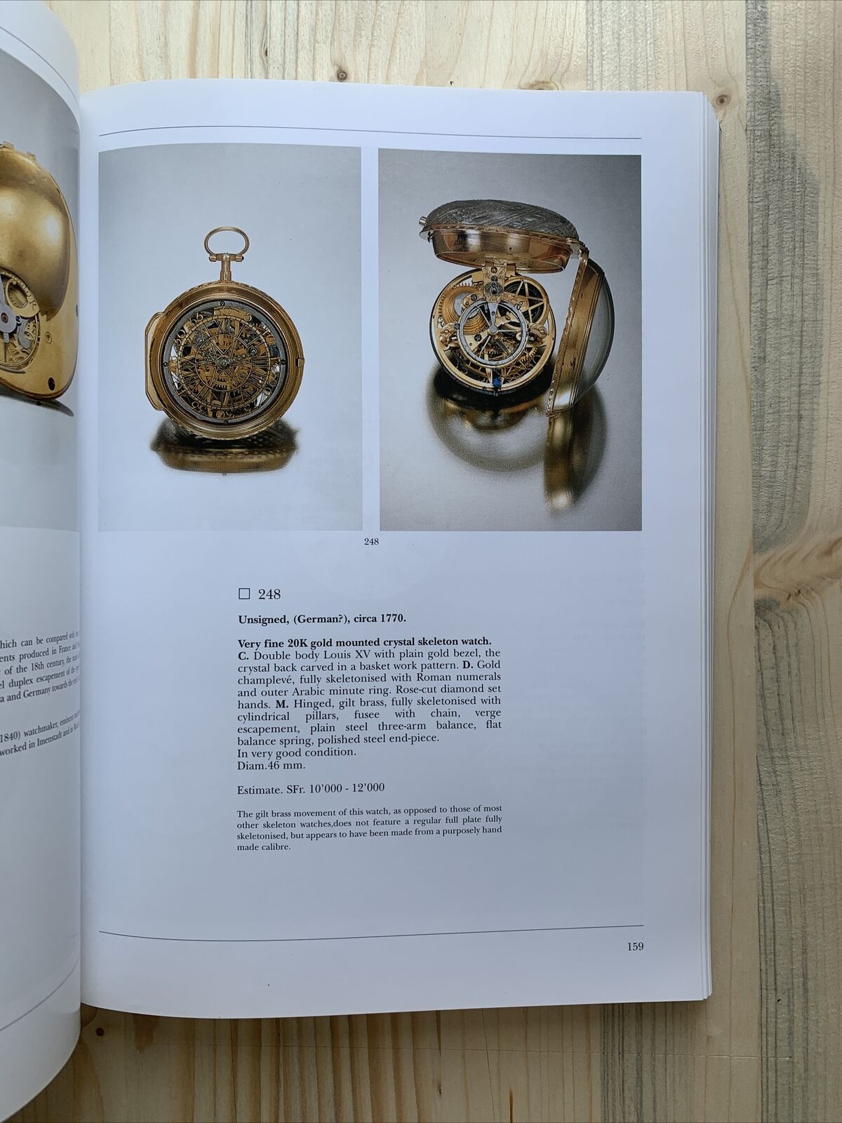 ANTIQUORUM, Important Watches, Wristwatches and clocks. Geneva Auction 1997 #