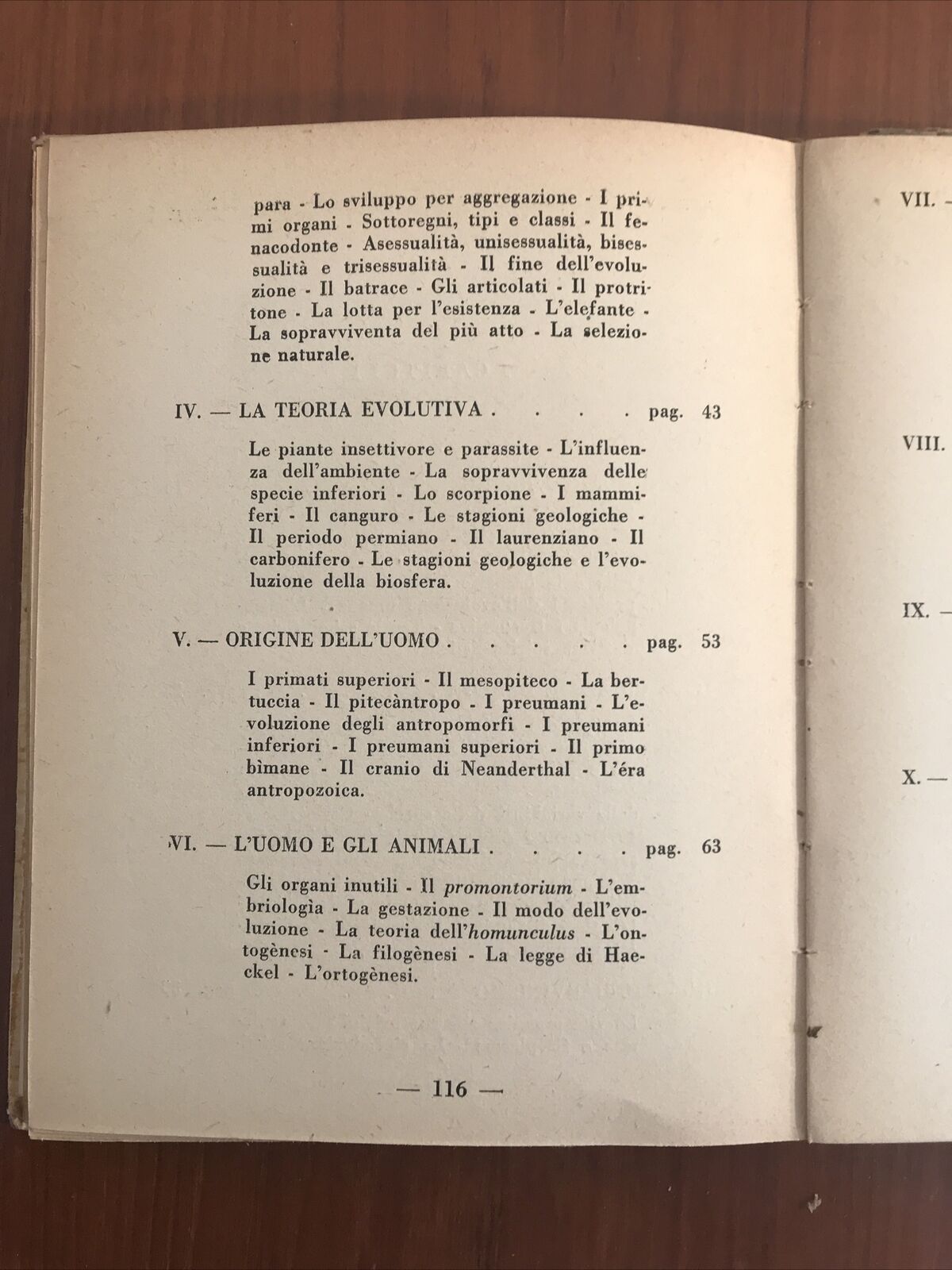 L'evoluzione della vita R. Mandel istituto scientifico italiano TEORIA EVOLUTIVA