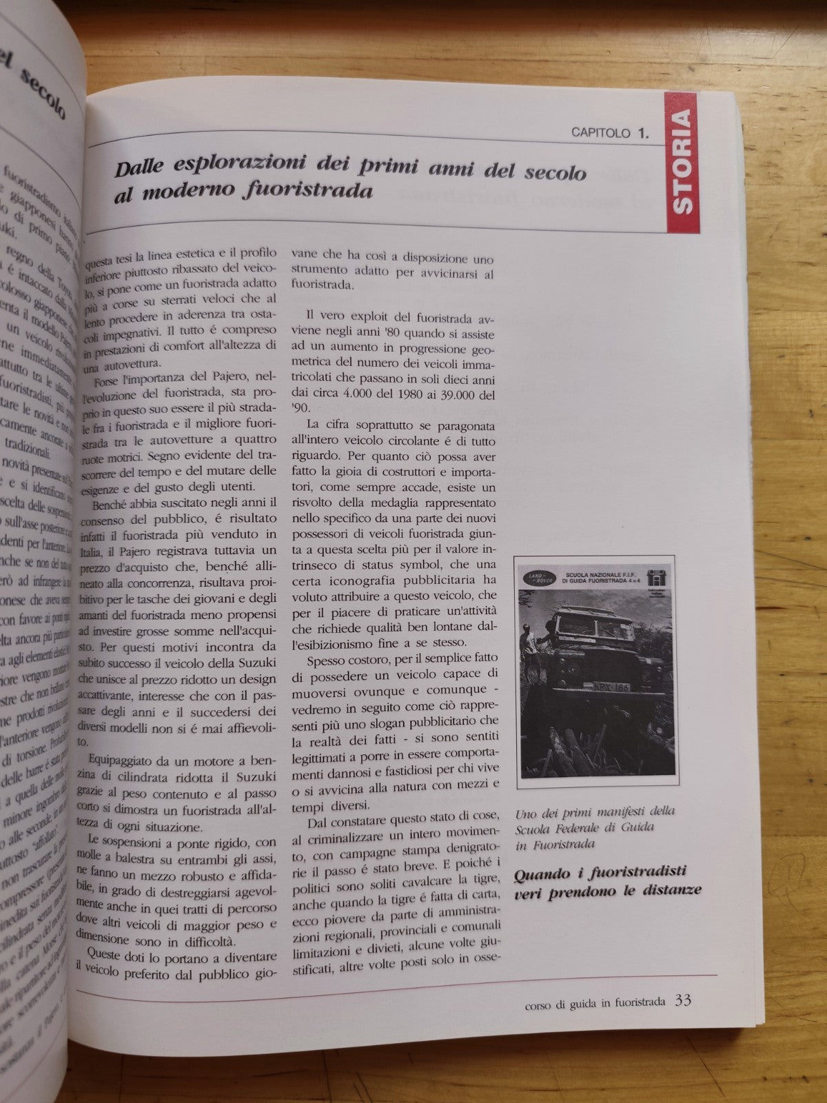 Fuoristrada manuale tecnico di guida, Federazione Italiana fuoristrada 1991