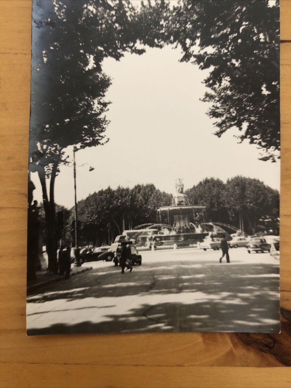 Fotografie AIX EN PROVENCE fontana - viale. anni '50