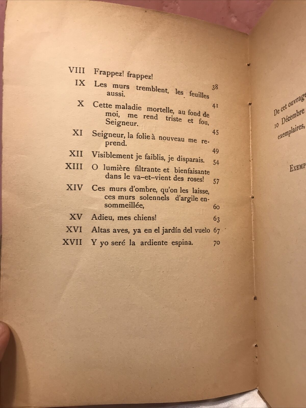 ABSENCE, Alfredo Gangotena, 1932 exemplaire n 136 sur 600.dédicacé par l'auteur