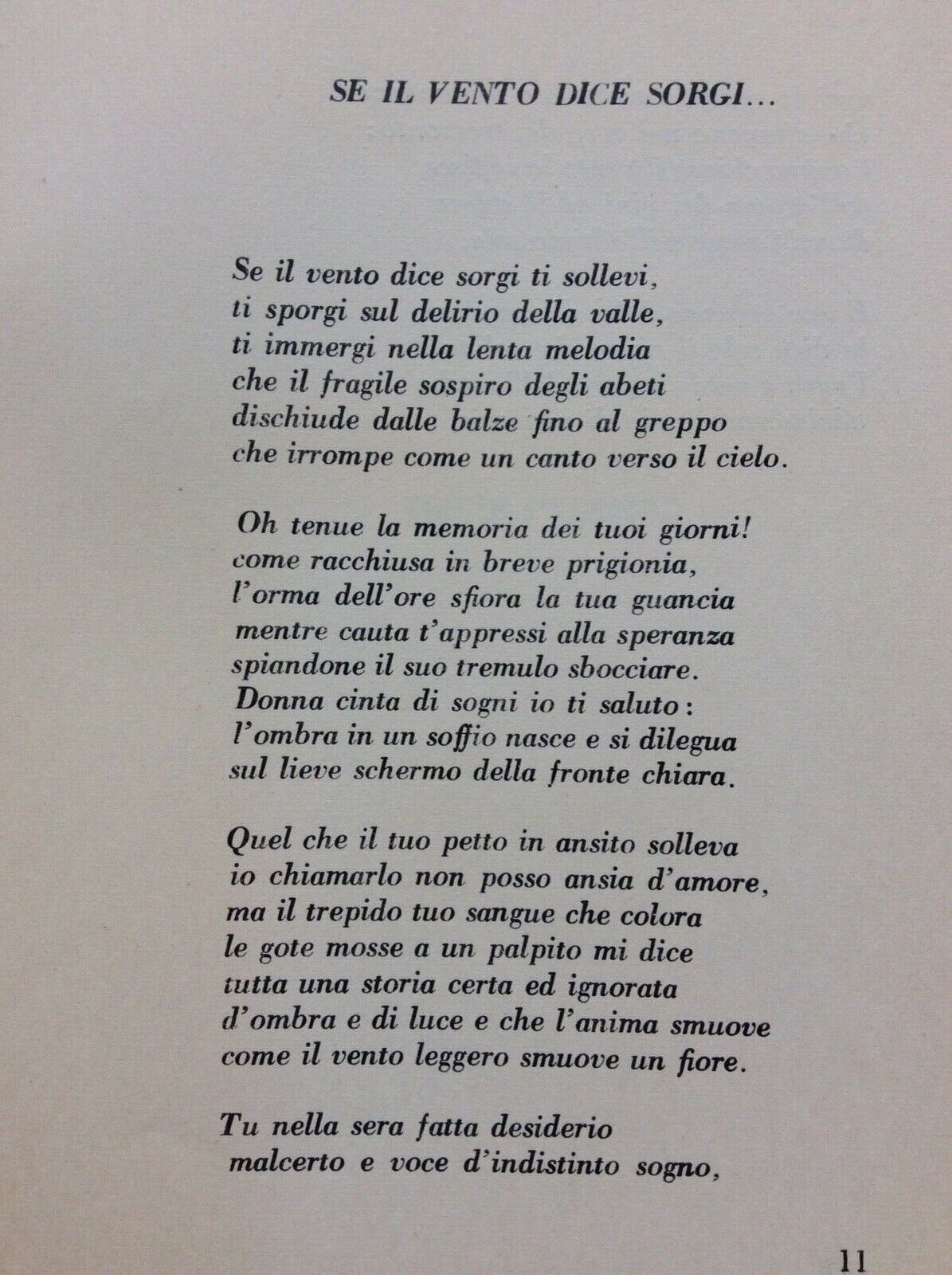 SE IL VENTO DICE SORGI, GRYTZKO MASCIONI, INTELISANO EDITORE MILANO, 1956