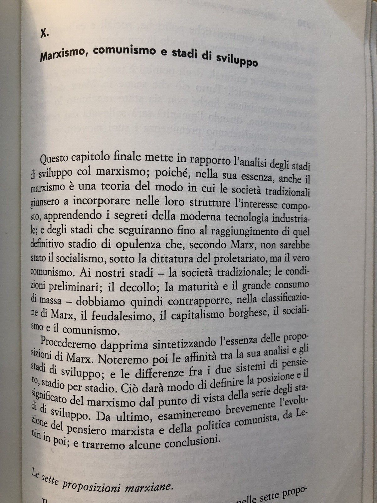Gli stadi dello sviluppo economico, Walt W. Rostow -  Einaudi 1962