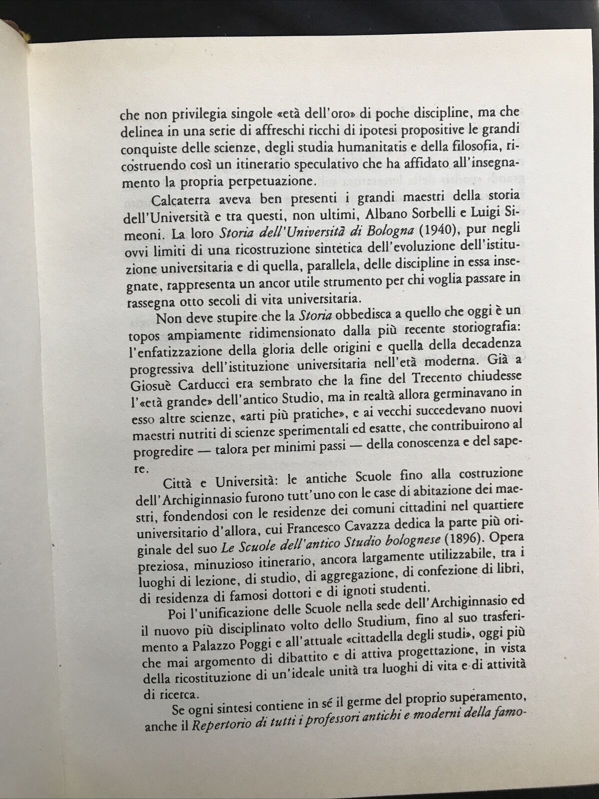 Serafino Mazzetti, REPERTORIO DI TUTTI I PROFESSORI DELLA UNIVERSITÀ BOLOGNA
