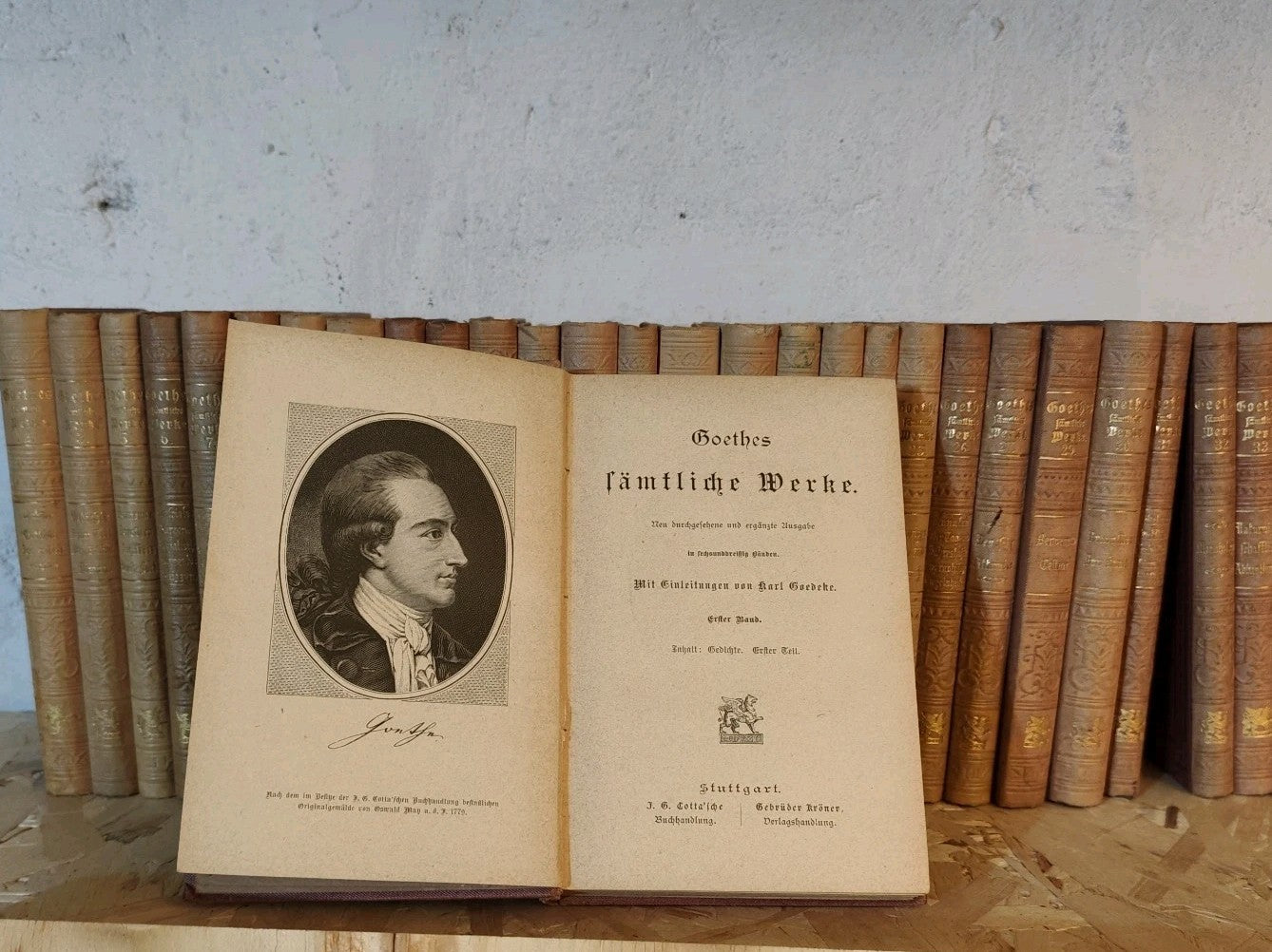 Goethes sämtliche Werke 29 bande 1880 circa - J. G. Cotta - Karl Goedeke introd