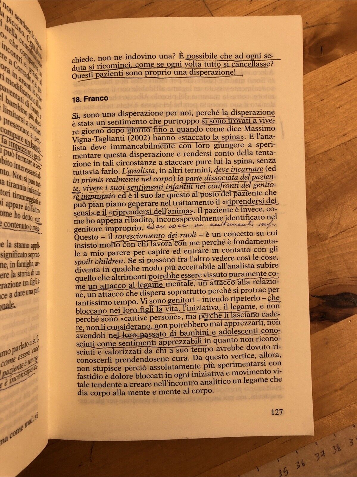 FUNZIONI ANALITICHE STATI PRIMITIVI DELLA MENTE PSICOPATOLOGIA, F. BORGOGNO