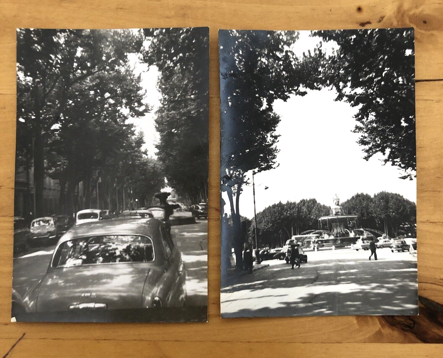 Fotografie AIX EN PROVENCE fontana - viale. anni '50