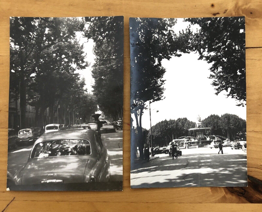 Fotografie AIX EN PROVENCE fontana - viale. anni '50